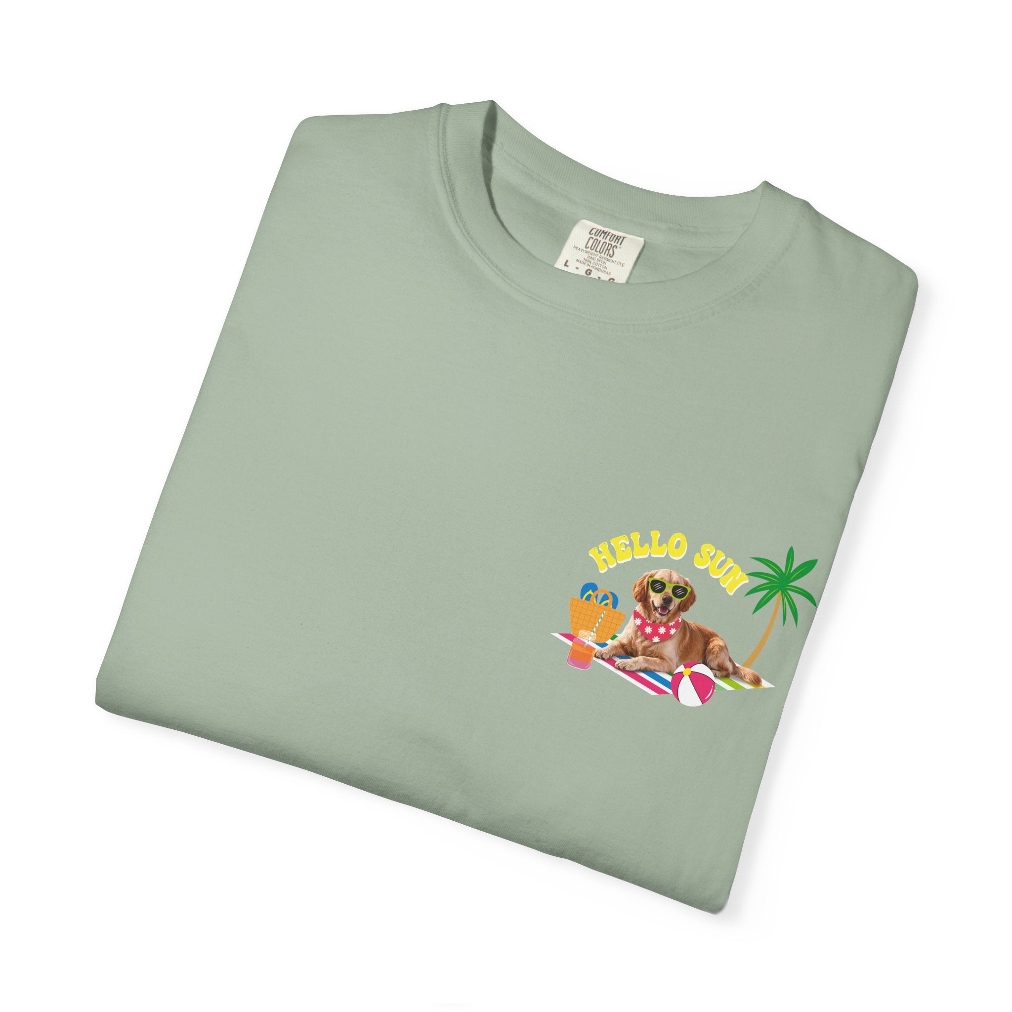 Custom Dog Summer T-Shirt - Funny Beach Dog Tee, Dog Lover Gift