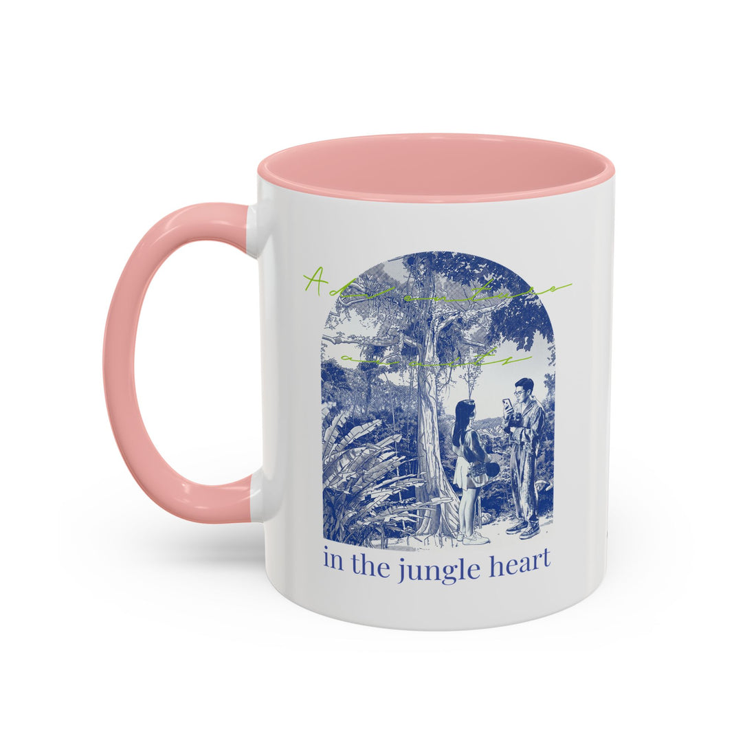 Jungle Adventure Travel Mug - Tropical Nature Coffee Cup for Explorers