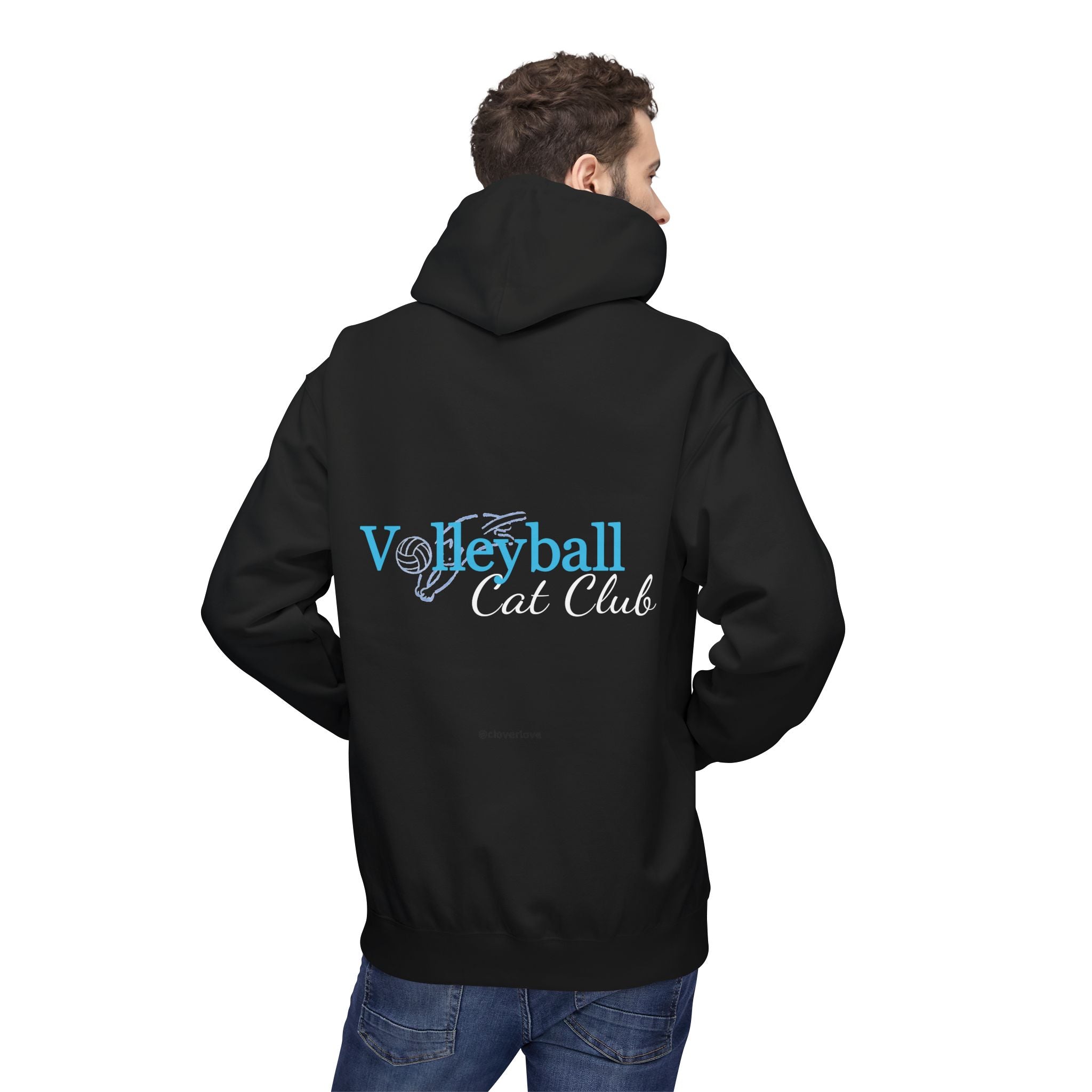 VC5, Catch the Echo Hoodie — Ocean Cat Adventure Graphic Hoodie