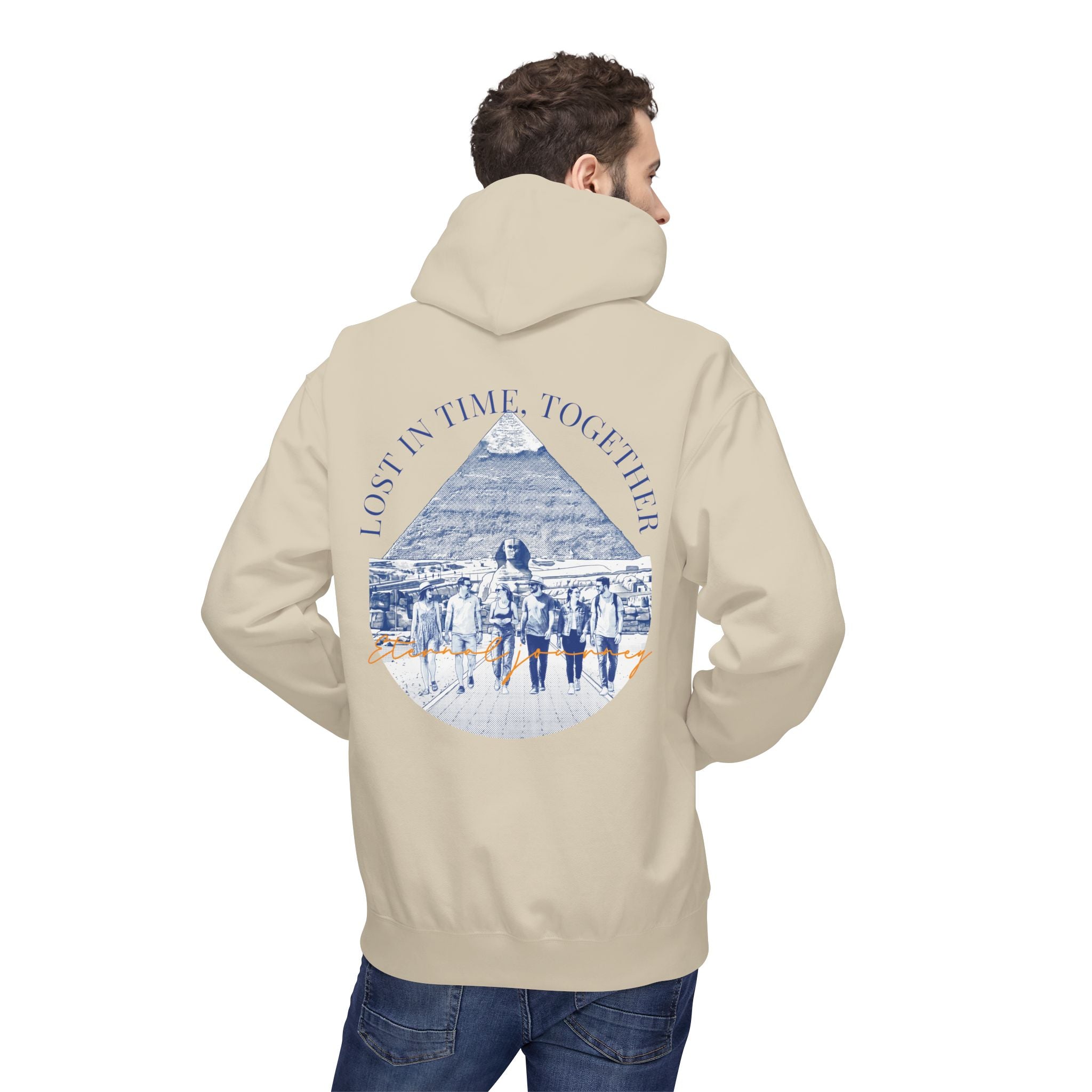 Egypt Landmark Hoodie | Vintage Pyramid Travel Sweatshirt