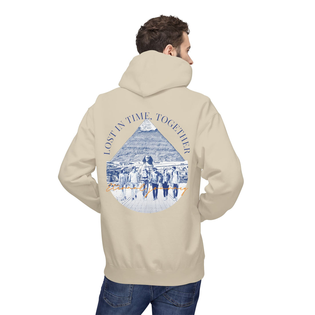 Egypt Landmark Hoodie | Vintage Pyramid Travel Sweatshirt