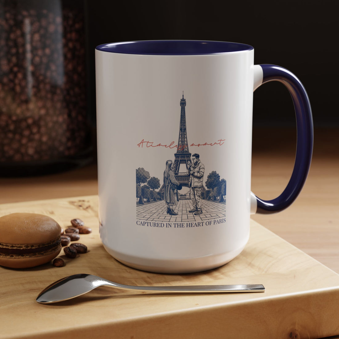 Paris Reiseerinnerungstasse - Eiffelturm-Kaffeetasse für Reisende
