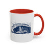 Cat's Surfing Adventure Ocean Wave Mug - Cute Cat Lover Coffee Cup