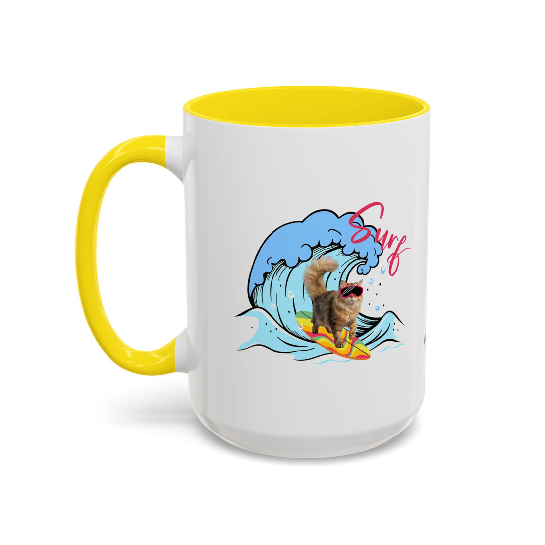 Summer Diving Dog Mug | Personalized Dog Photo Coffee Cup With Custom Text