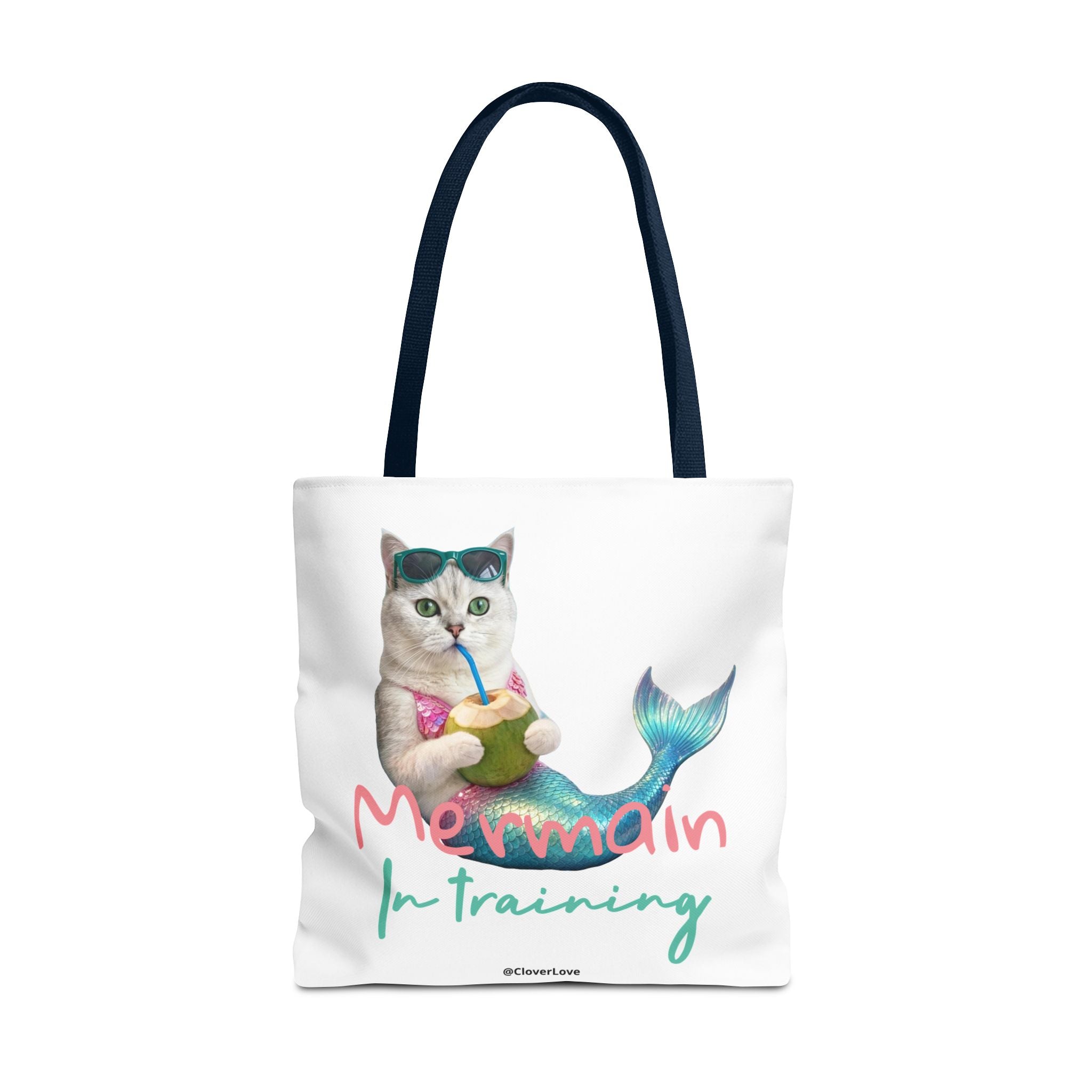 Custom Cat Tote Bag | Personalized Cat Photo Summer Canvas Bag