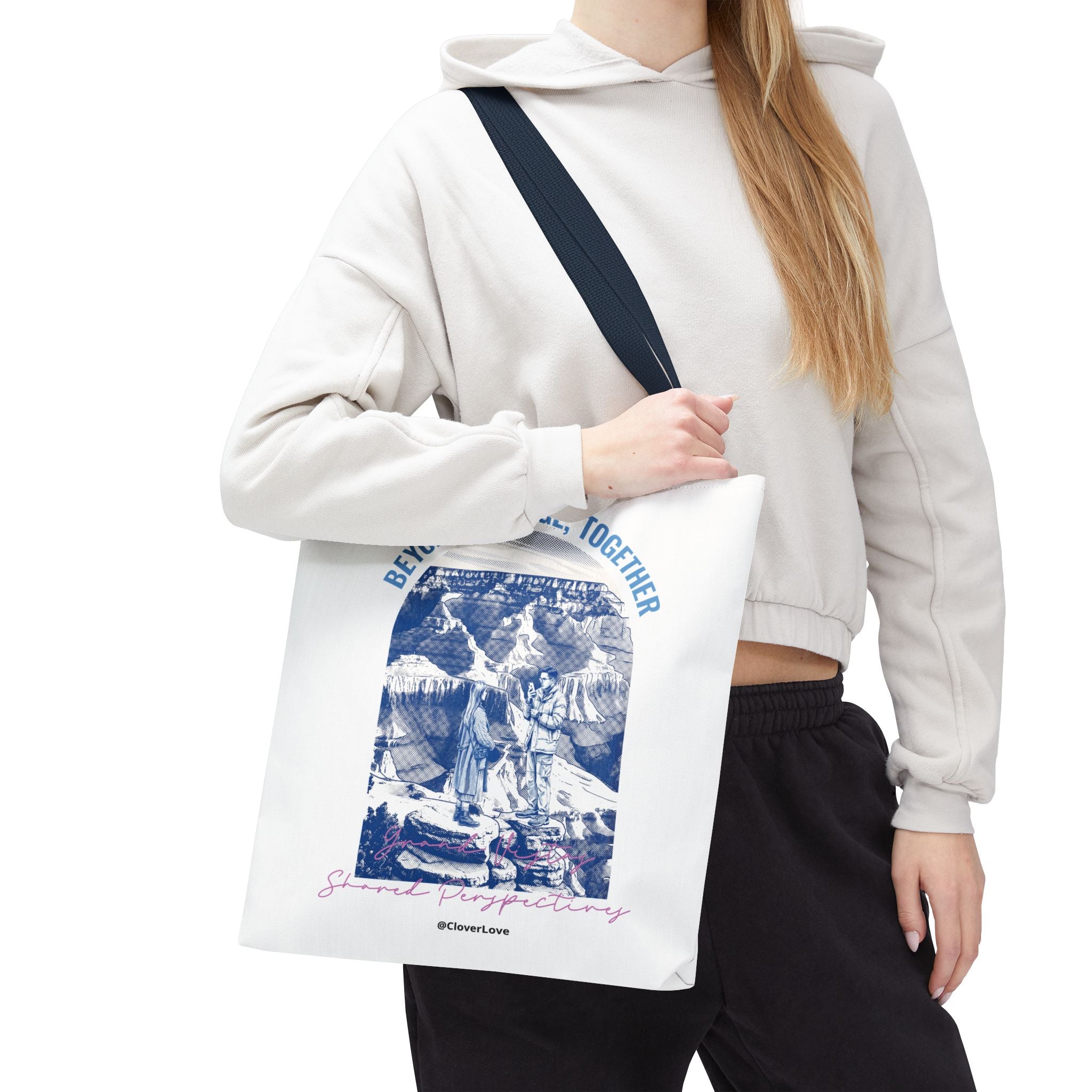 Beyond The Edge Travel Tote Bag | Grand Canyon Adventure Canvas Tote Bag for Travel Lovers