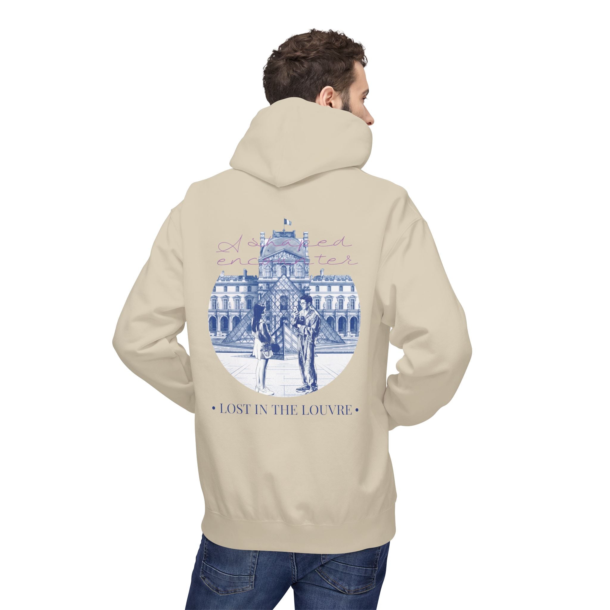 Lost In The Louvre Hoodie | Paris Travel Landmark Sweatshirt