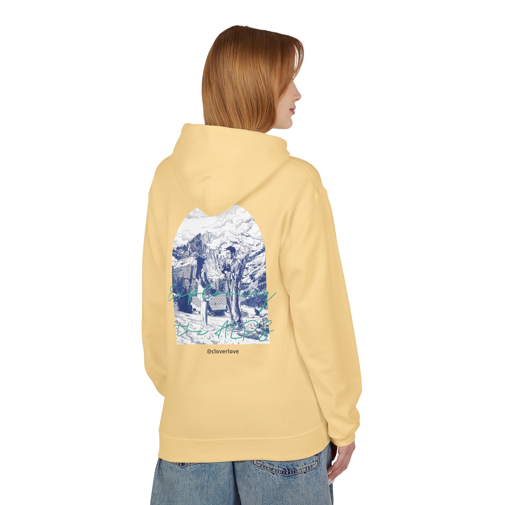 Mountain Travel Hoodie | Abenteuerlandschaft Grafik Pullover