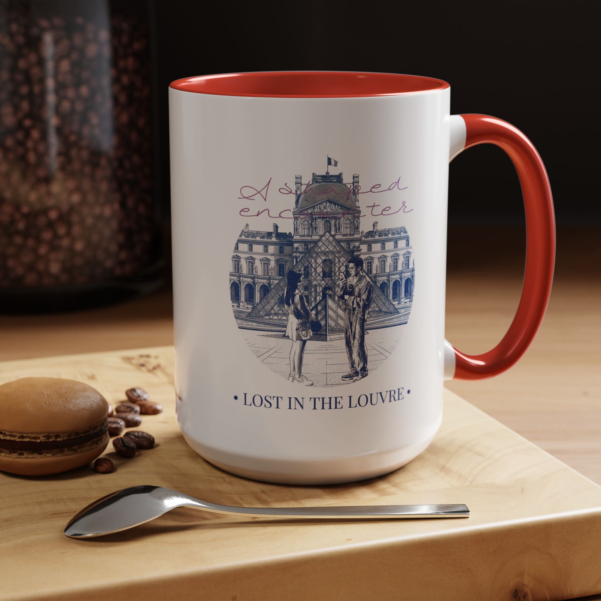 Louvre Paris Travel Mug - Art Museum Coffee Cup for Travelers