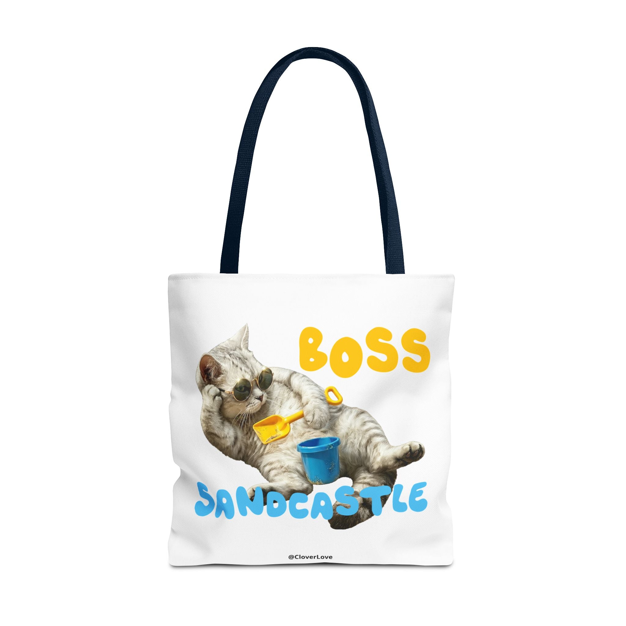 Funny Cat Tote Bag | Custom Pet Photo Personalized Canvas Bag
