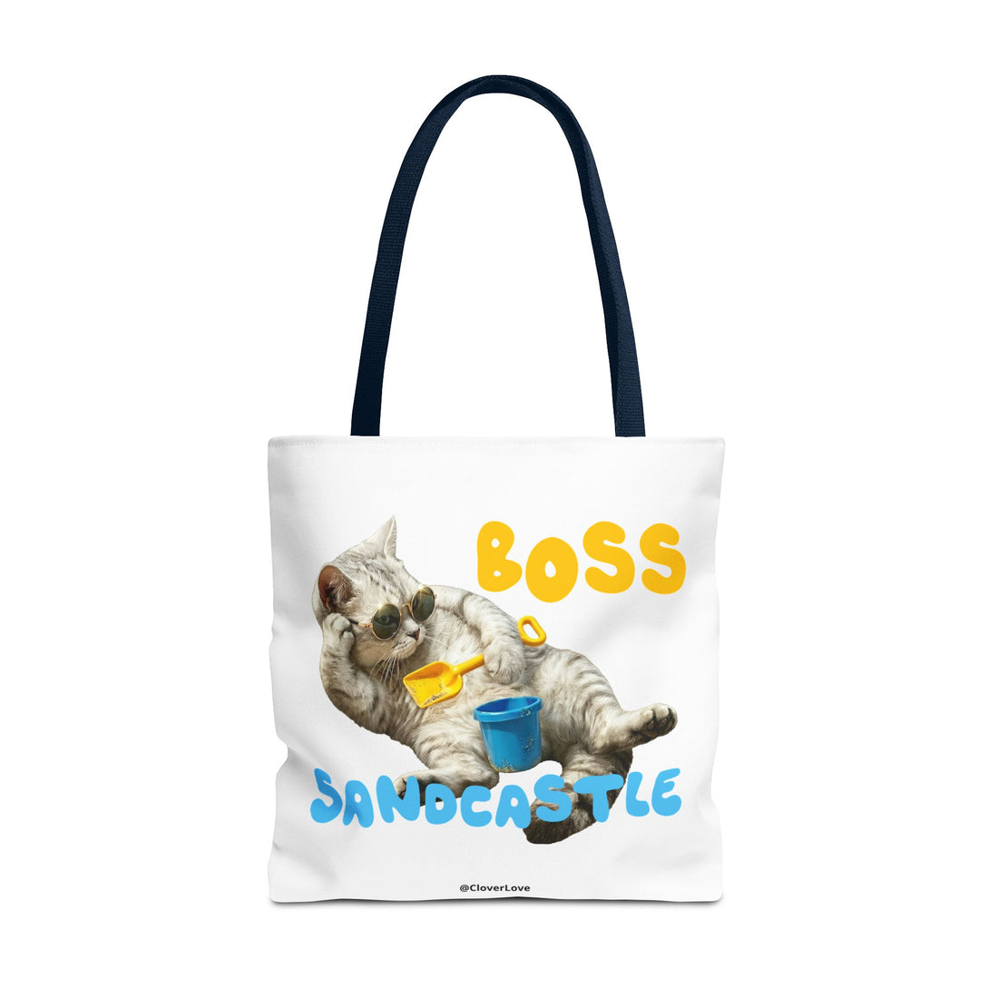 Funny Cat Tote Bag | Custom Pet Photo Personalized Canvas Bag