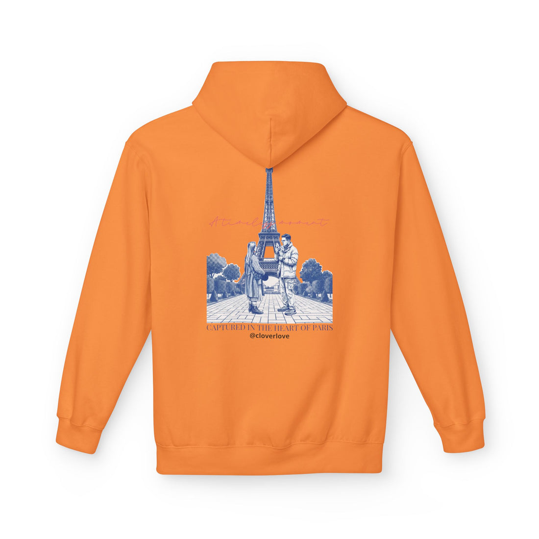 Paris Eiffelturm Hoodie | Romantisches Reise-Grafik-Sweatshirt