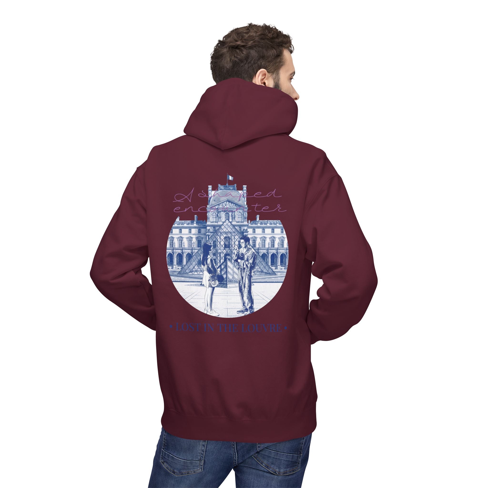 Lost In The Louvre Hoodie | Paris Travel Landmark Sweatshirt