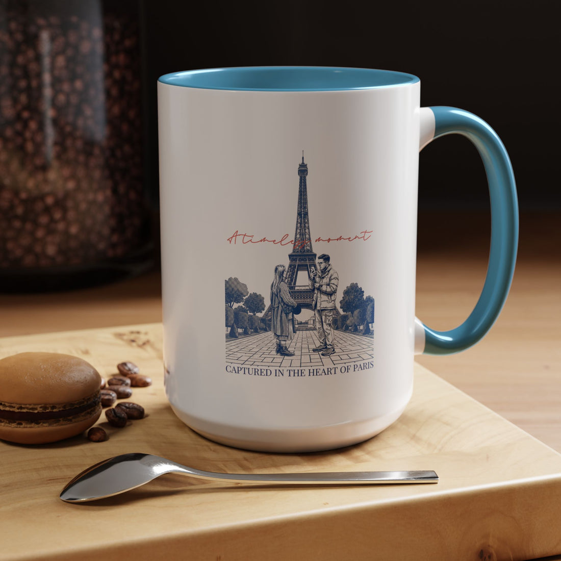 Paris Travel Memory Mug - Eiffel Tower Coffee Cup for Travelers