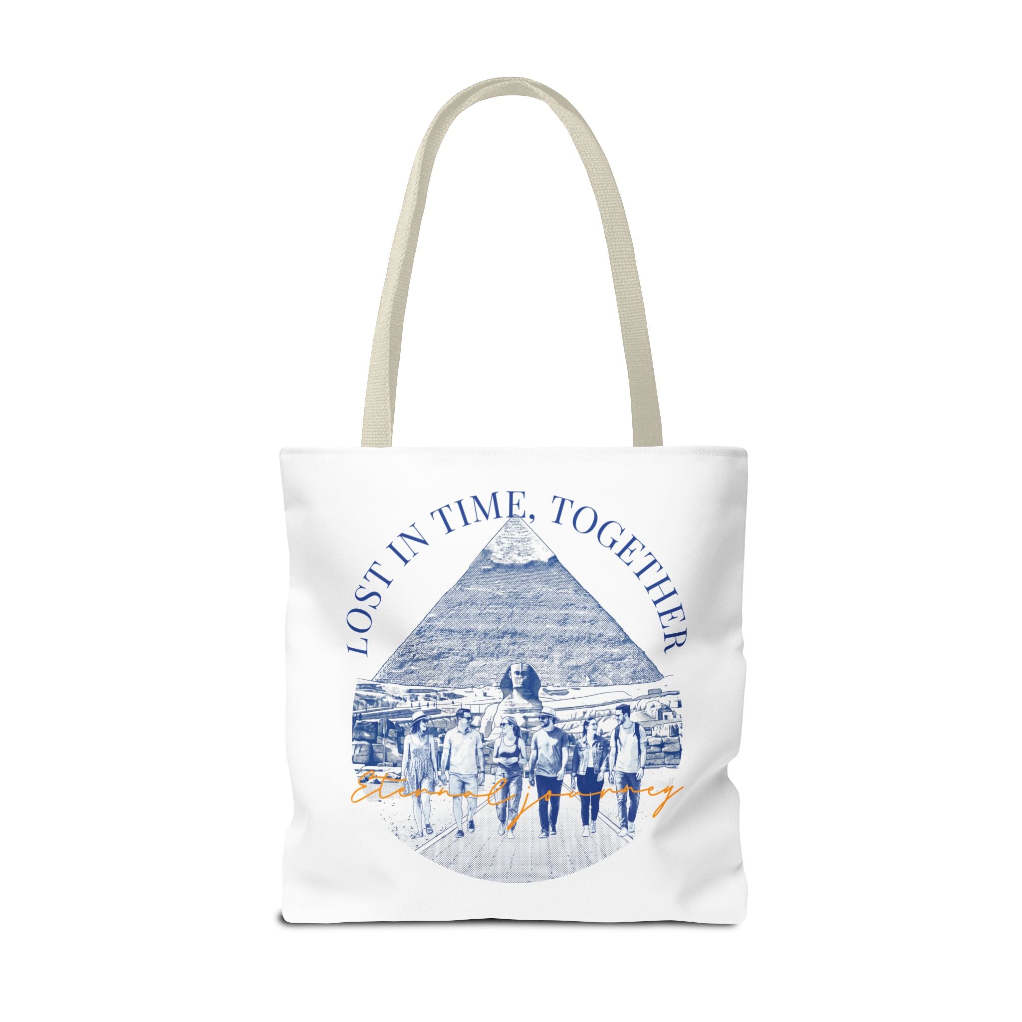 Egypt Pyramid Tote Bag | Vintage Travel Explorer Canvas Bag