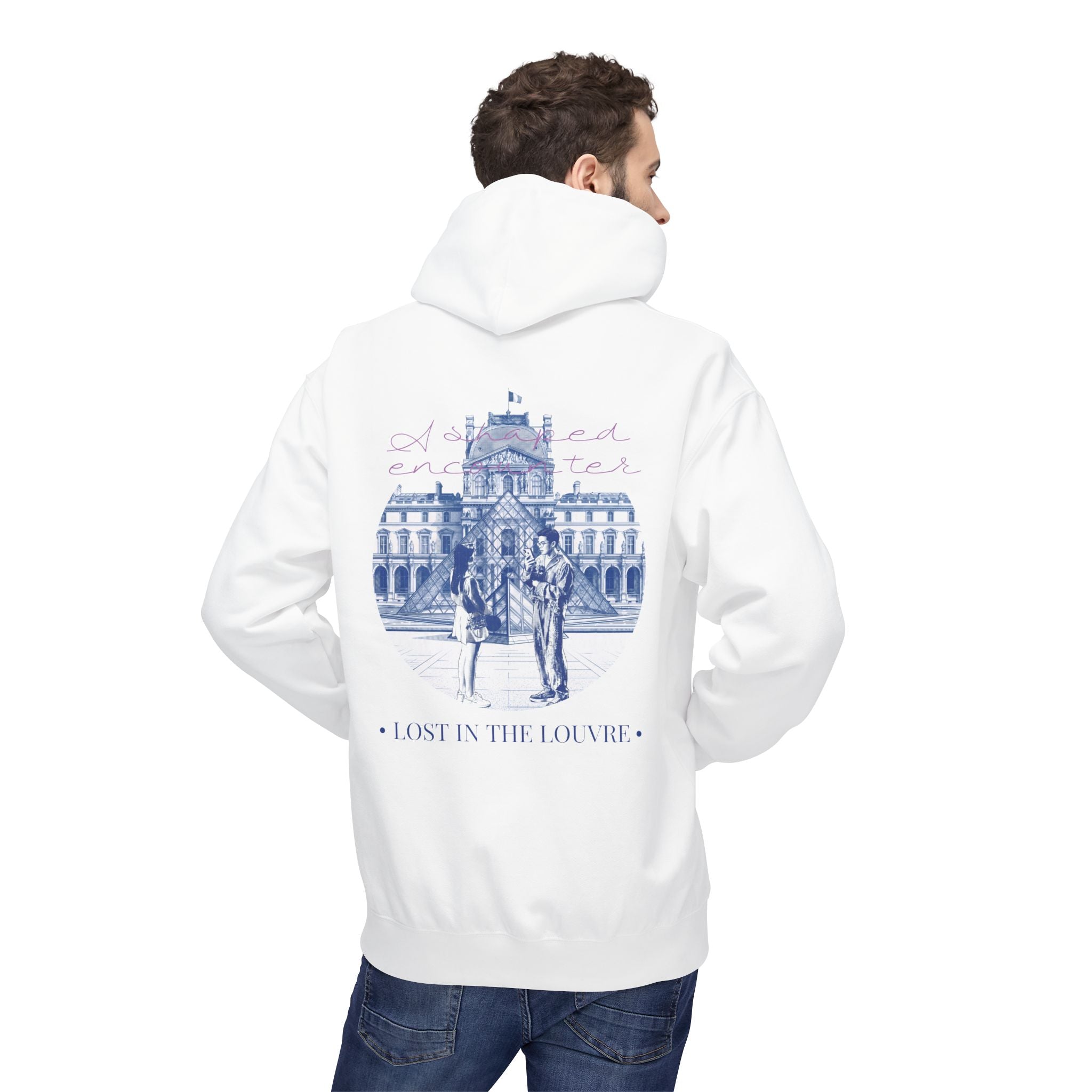 Lost In The Louvre Hoodie | Paris Travel Landmark Sweatshirt