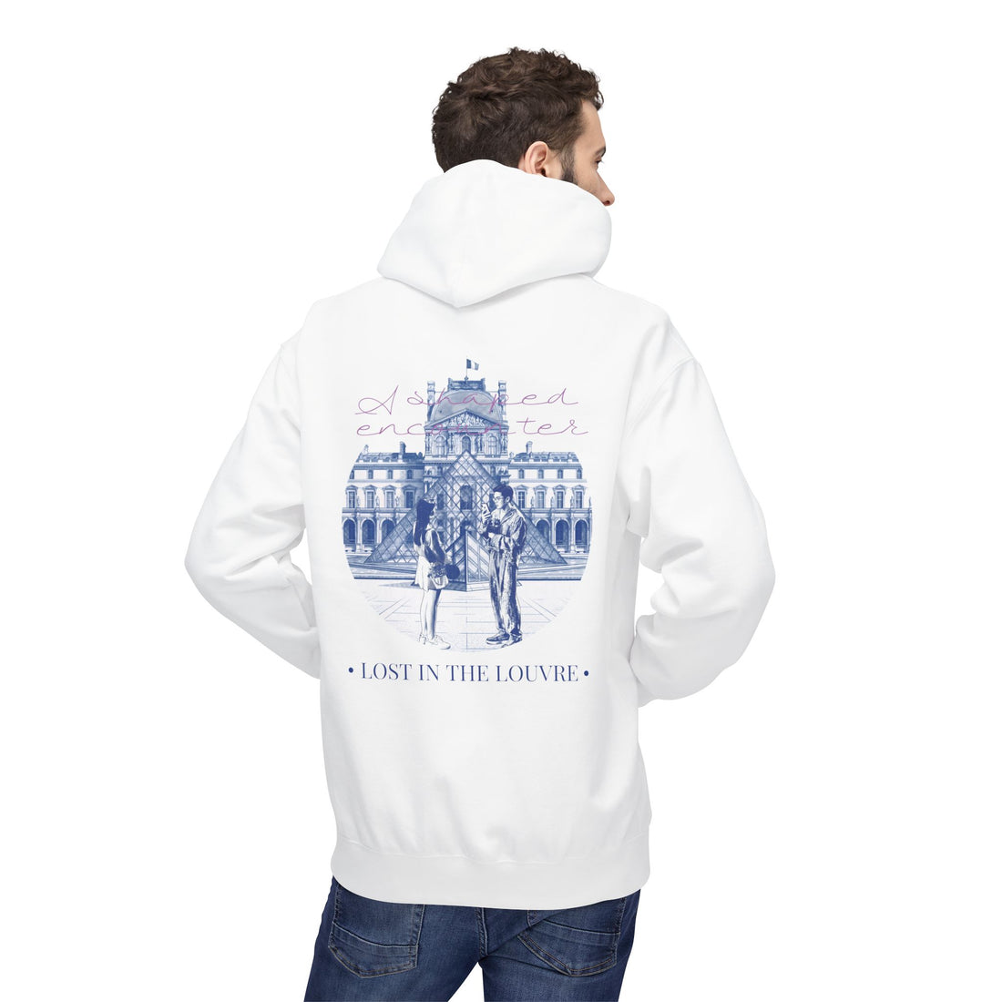 Lost In The Louvre Hoodie | Paris Travel Landmark Sweatshirt