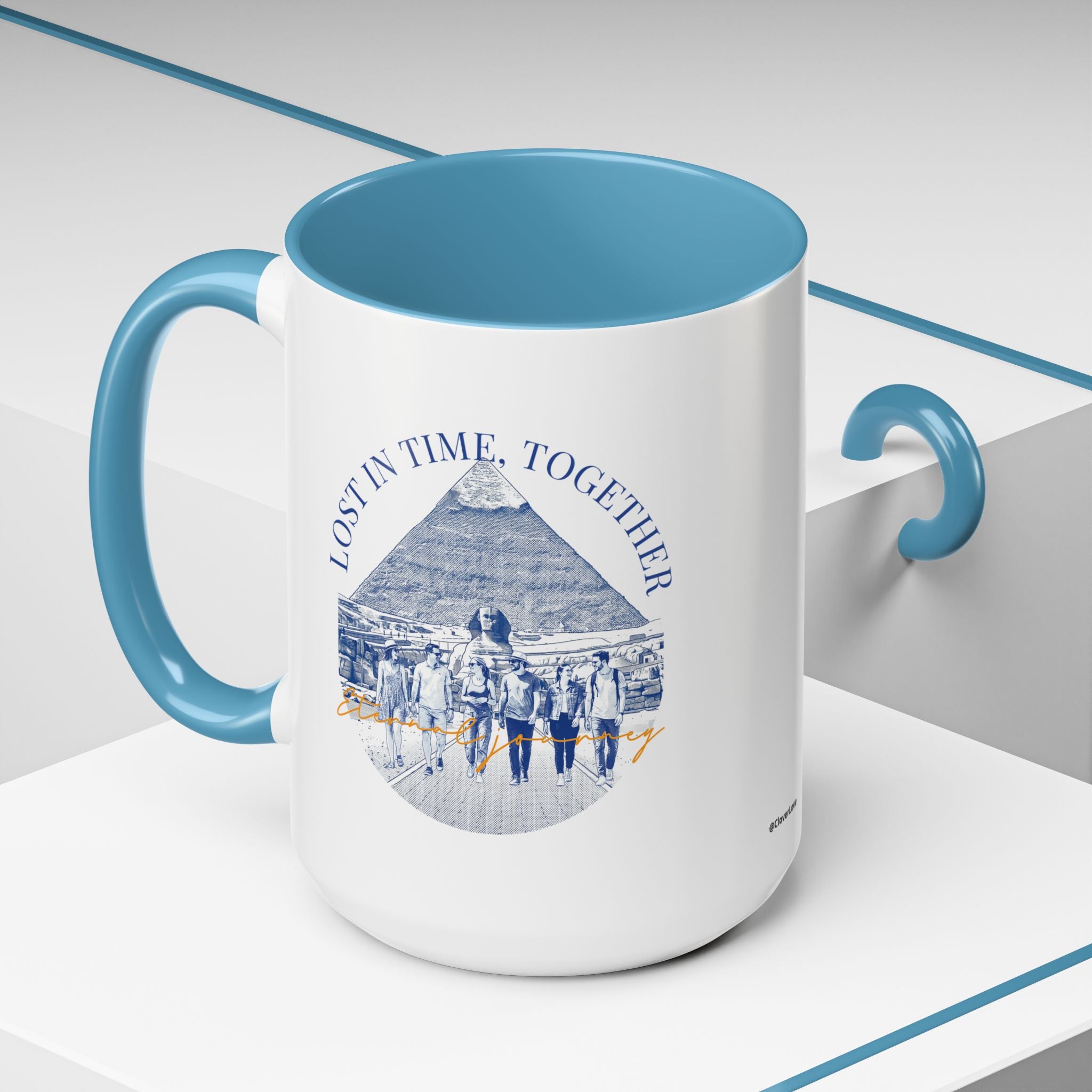 Egypt Travel Memory Mug - Pyramid Adventure Coffee Cup for Travelers