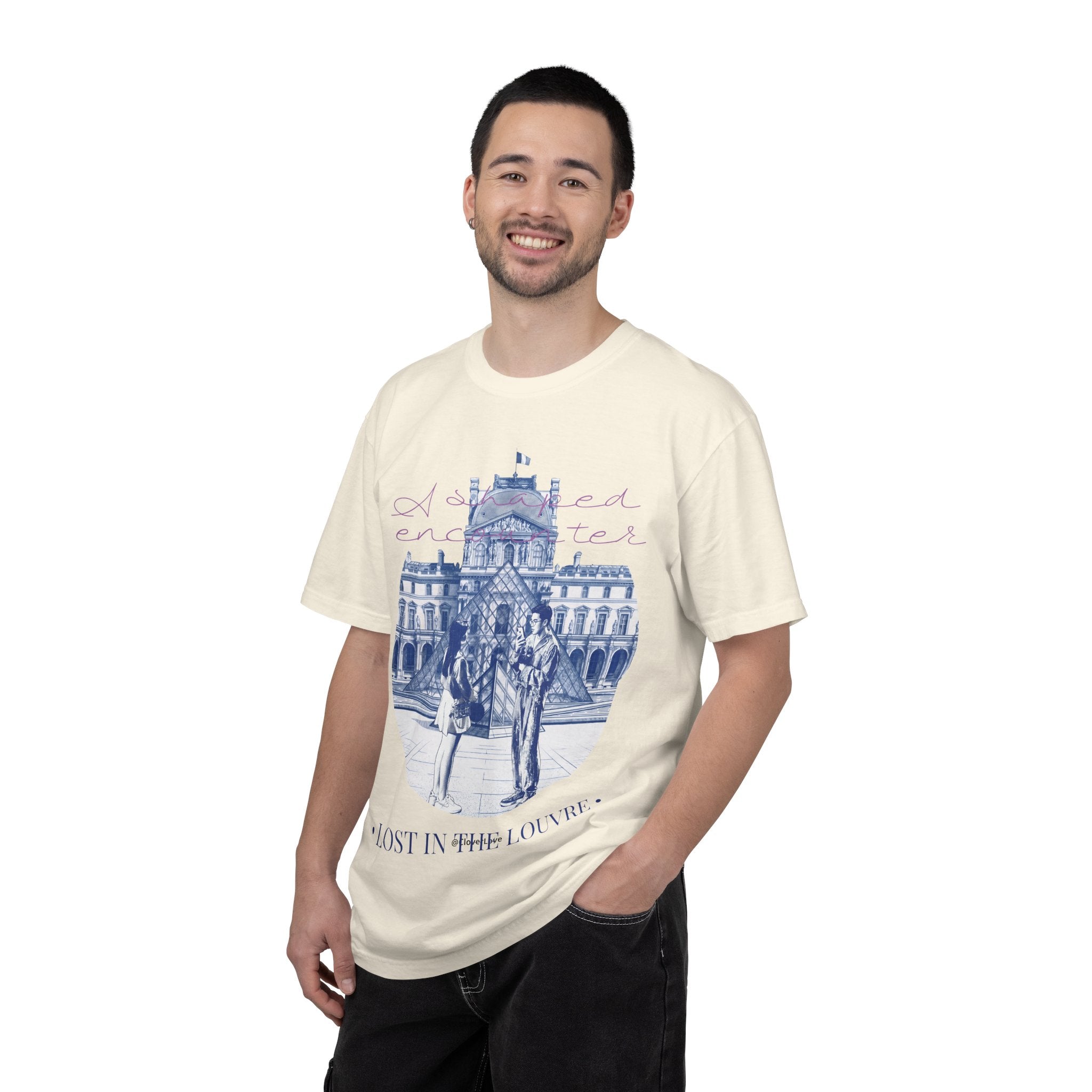 Custom Paris Louvre Travel T-Shirt - Vintage France Vacation Gift
