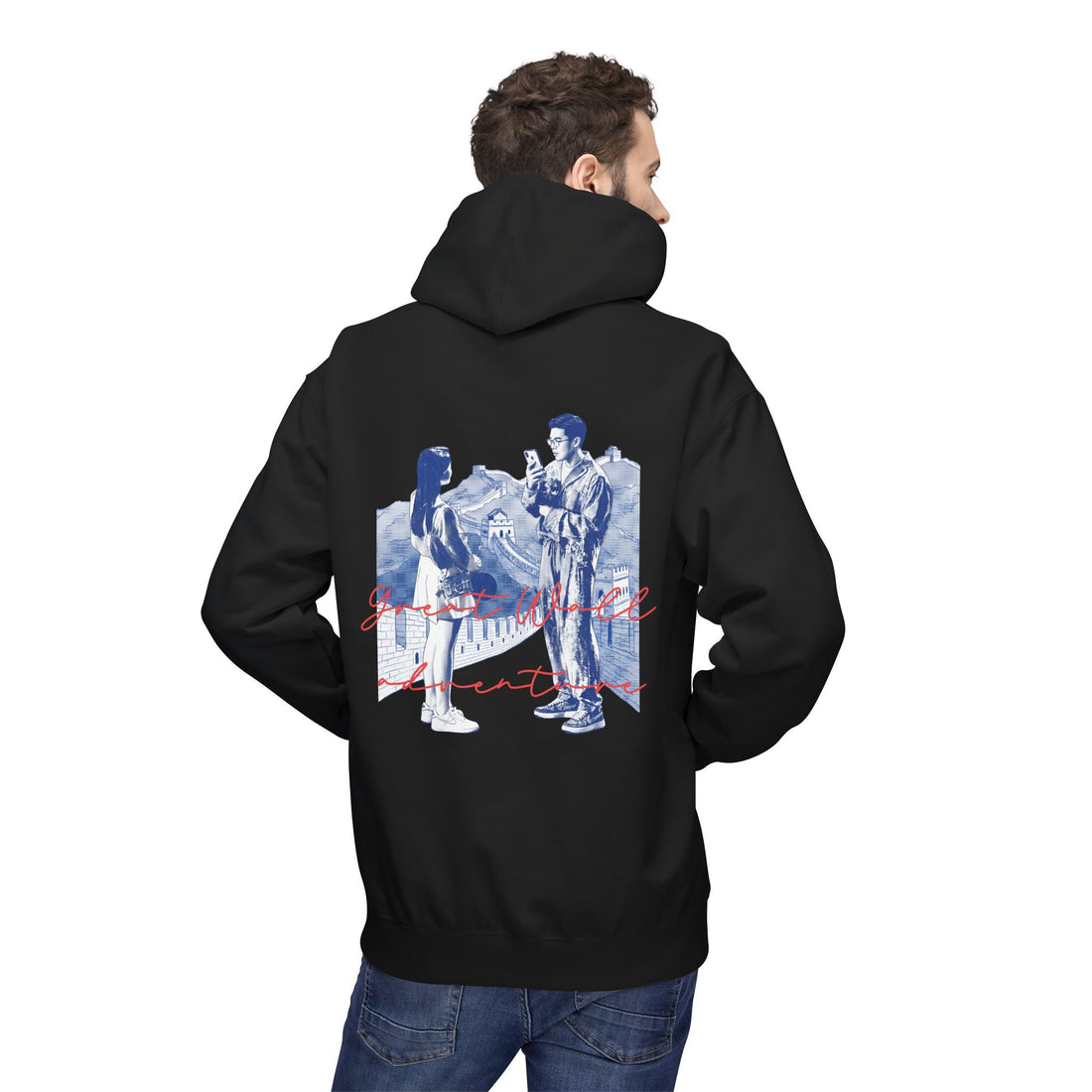 Great Wall Adventure Hoodie – Summer Wanderlust Sweatshirt