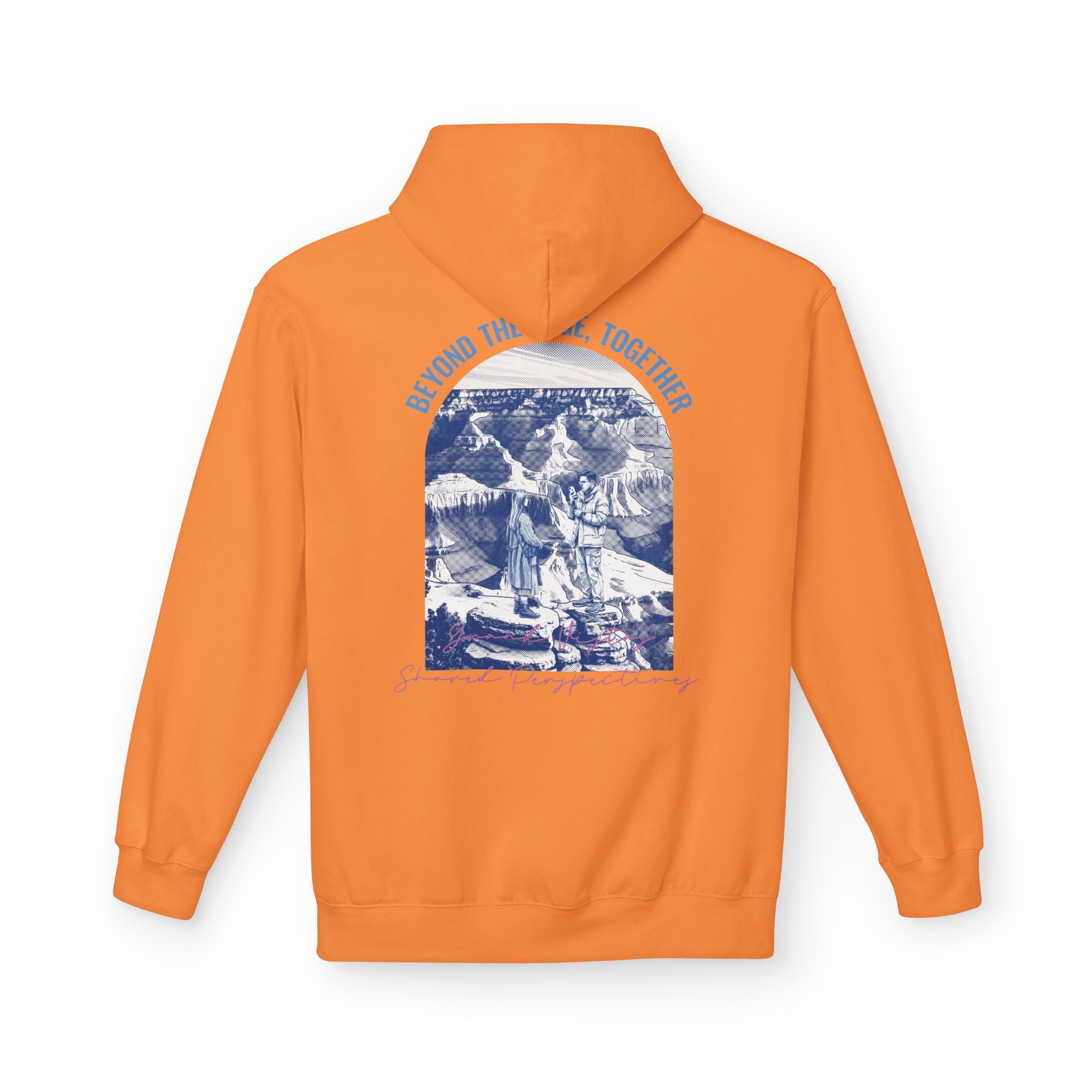 Beyond The Horizon Custom Travel Hoodie, Scenic Landmark Couple Gift