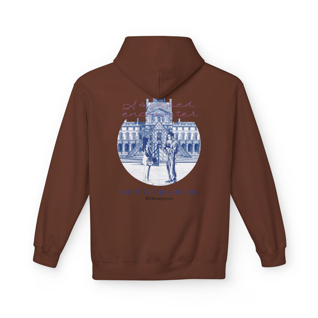 Lost In The Louvre Hoodie | Paris Reise-Wahrzeichen Sweatshirt