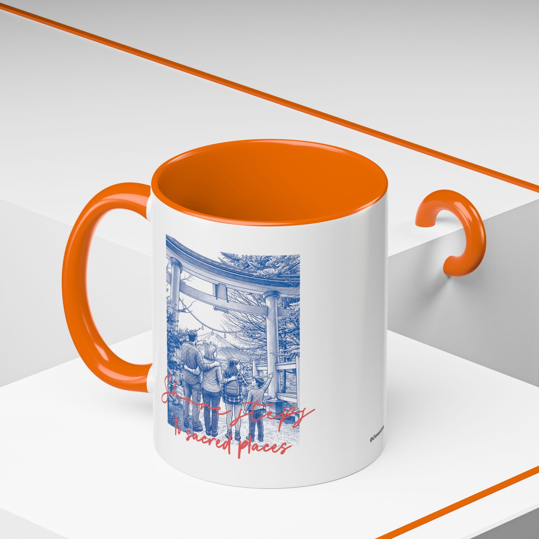 Japan Travel Memory Mug - Mount Fuji Coffee Cup for Travelers