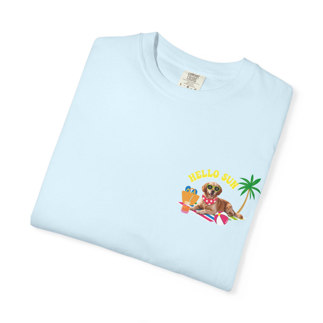 Custom Dog Summer T-Shirt - Funny Beach Dog Tee, Dog Lover Gift