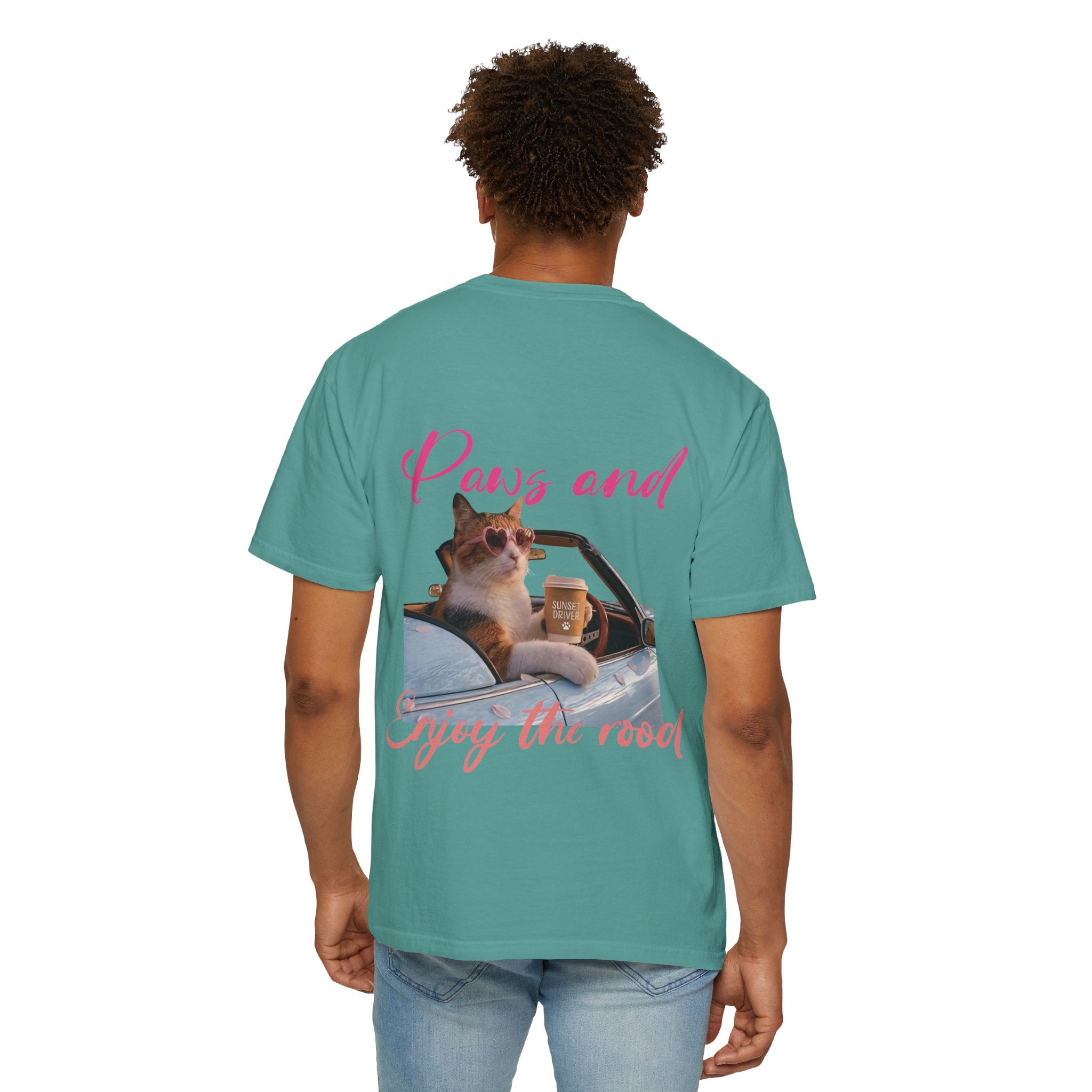 Custom Pet Travel T-Shirt - Summer Road Trip Tee for Cat Lovers
