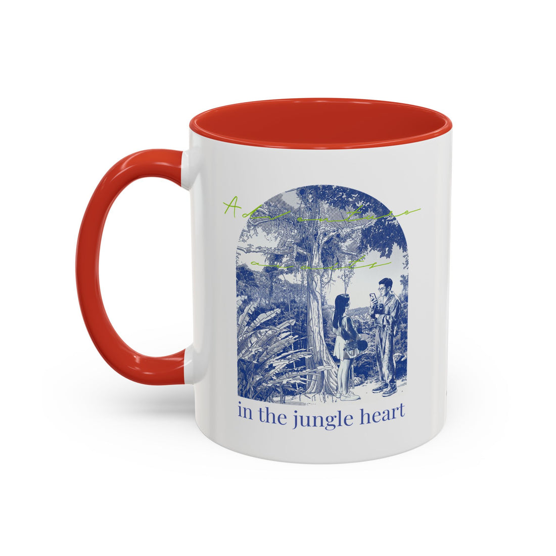 Jungle Adventure Travel Mug - Tropical Nature Coffee Cup for Explorers