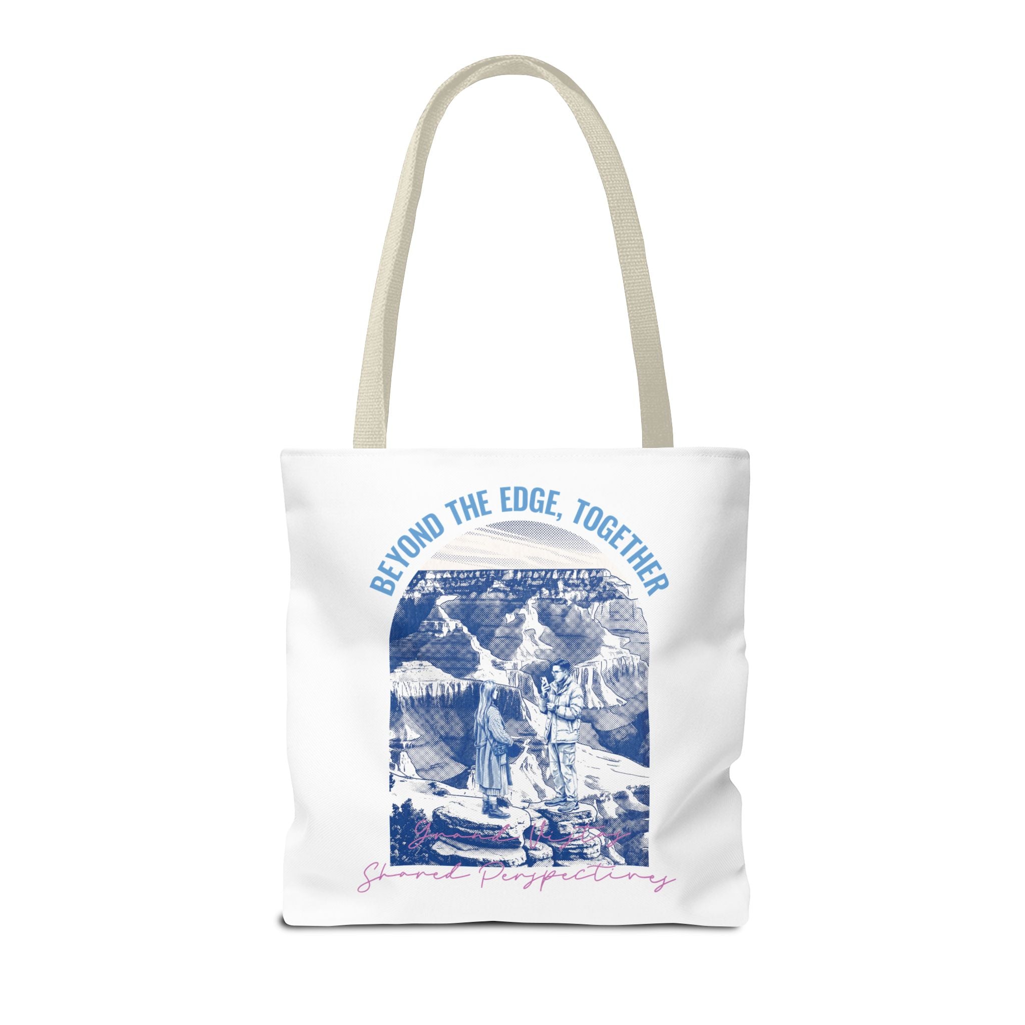 Beyond The Edge Travel Tote Bag | Grand Canyon Adventure Canvas Tote Bag for Travel Lovers