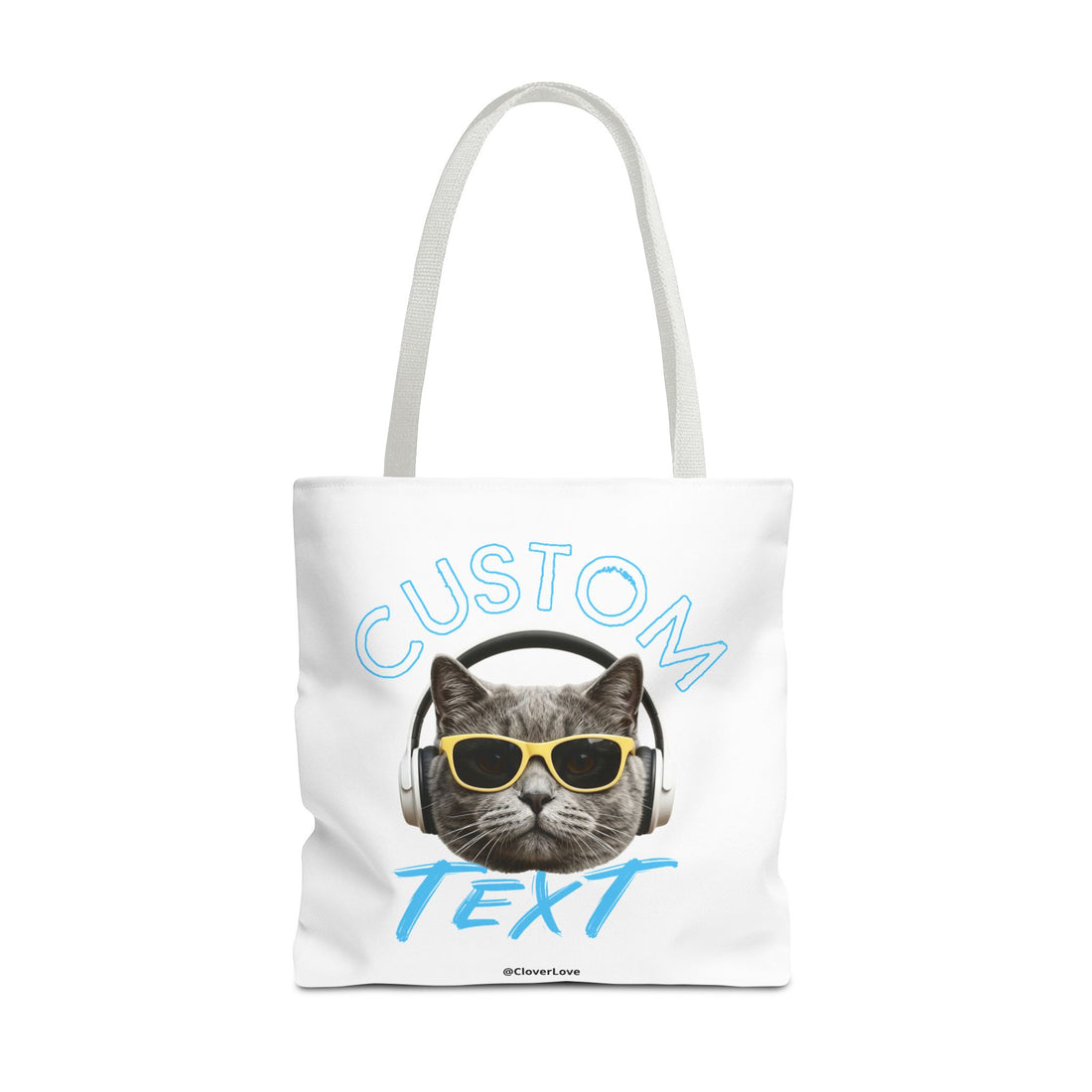 Summer Chill Cat Tote Bag | Funny Cat Lover Beach Bag