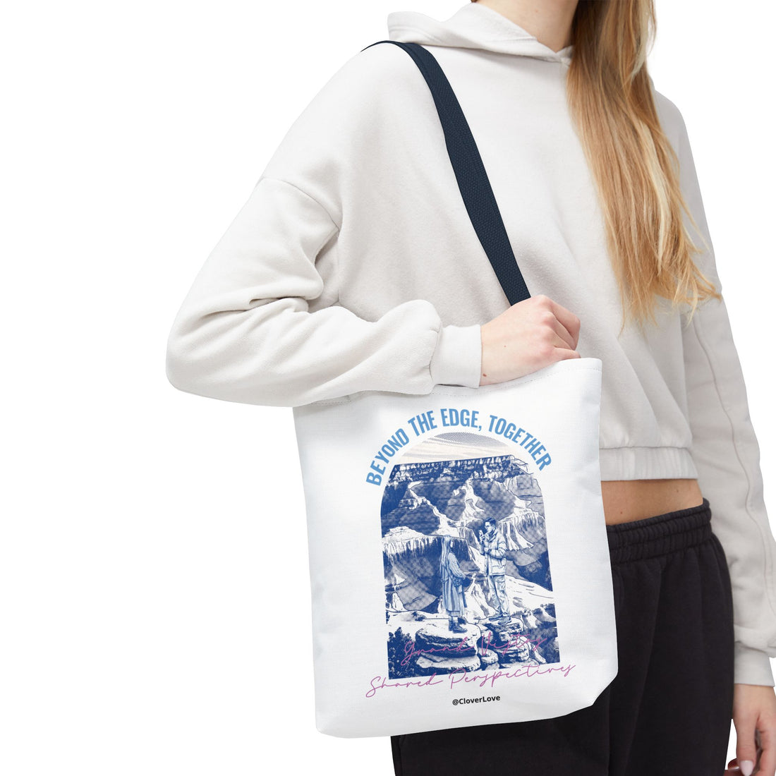 Beyond The Edge Travel Tote Bag | Grand Canyon Adventure Canvas Tote Bag for Travel Lovers