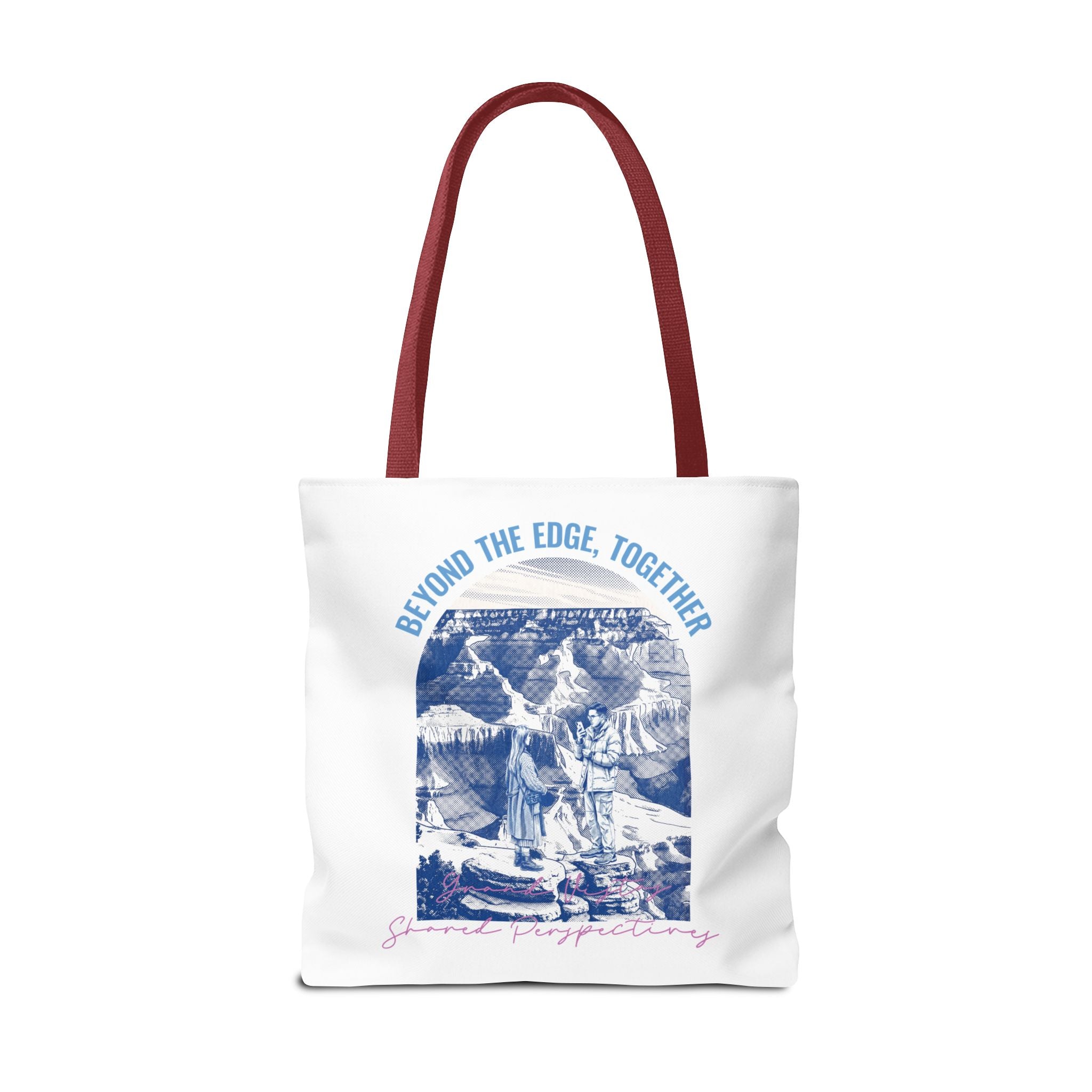 Beyond The Edge Travel Tote Bag | Grand Canyon Adventure Canvas Tote Bag for Travel Lovers