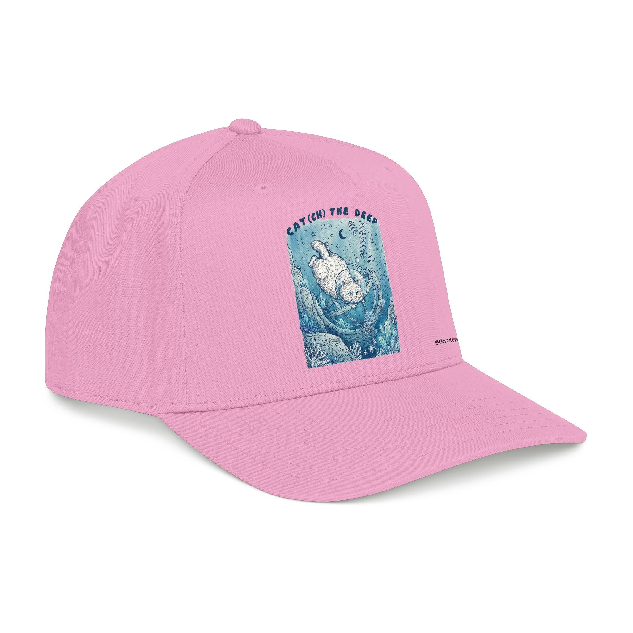 Deep Sea Cat Hat - Underwater Adventure Baseball Cap, Ocean Explorer Gift, Cat Lover Hat