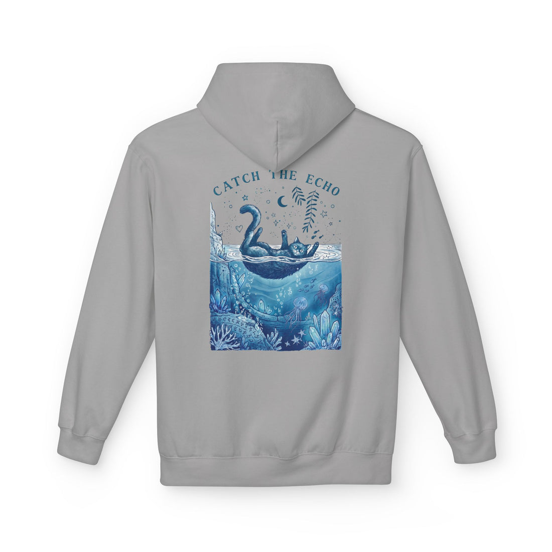 Cat Ocean Adventure Hoodie | Vintage Underwater Graphic Sweatshirt