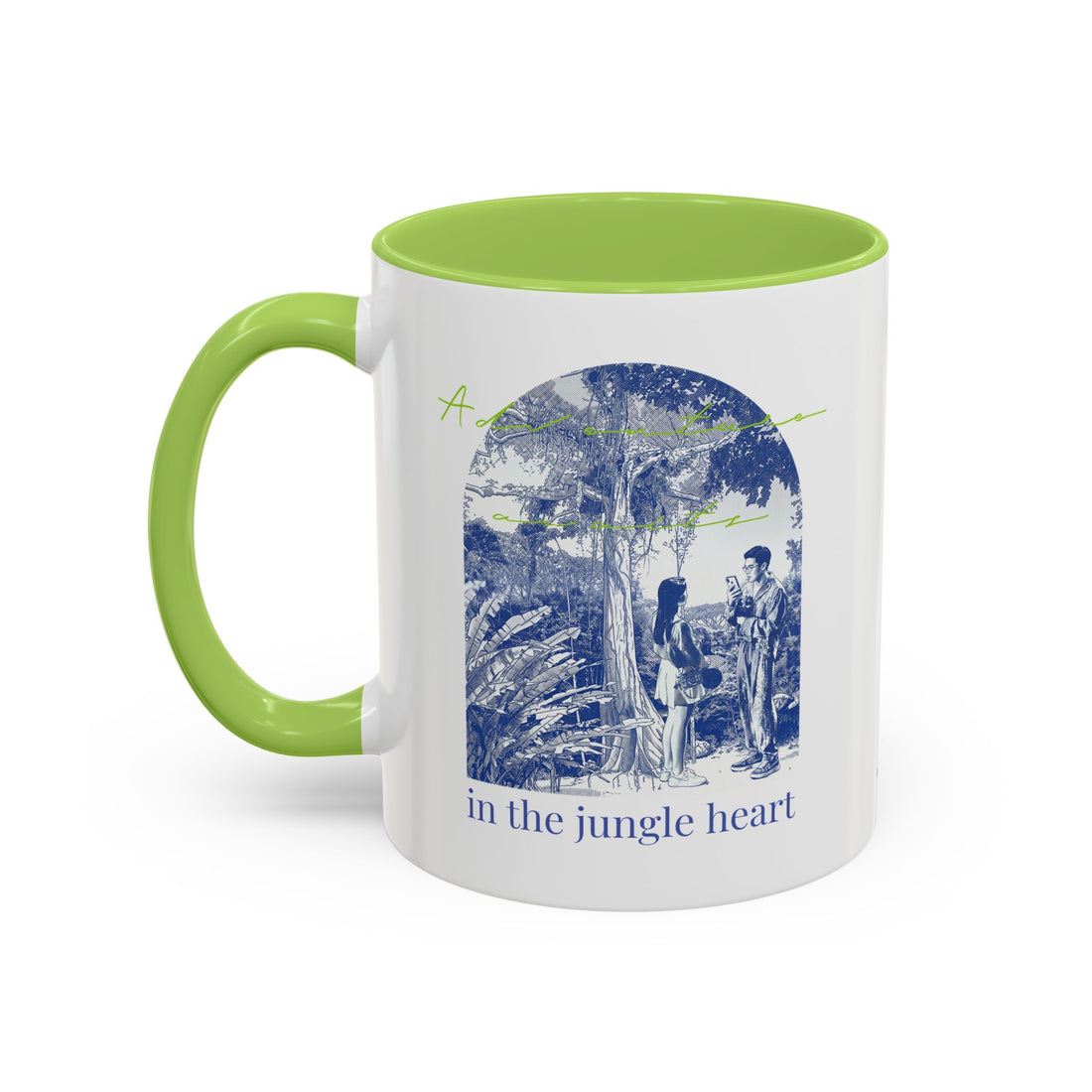 Jungle Adventure Travel Mug - Tropical Nature Coffee Cup for Explorers