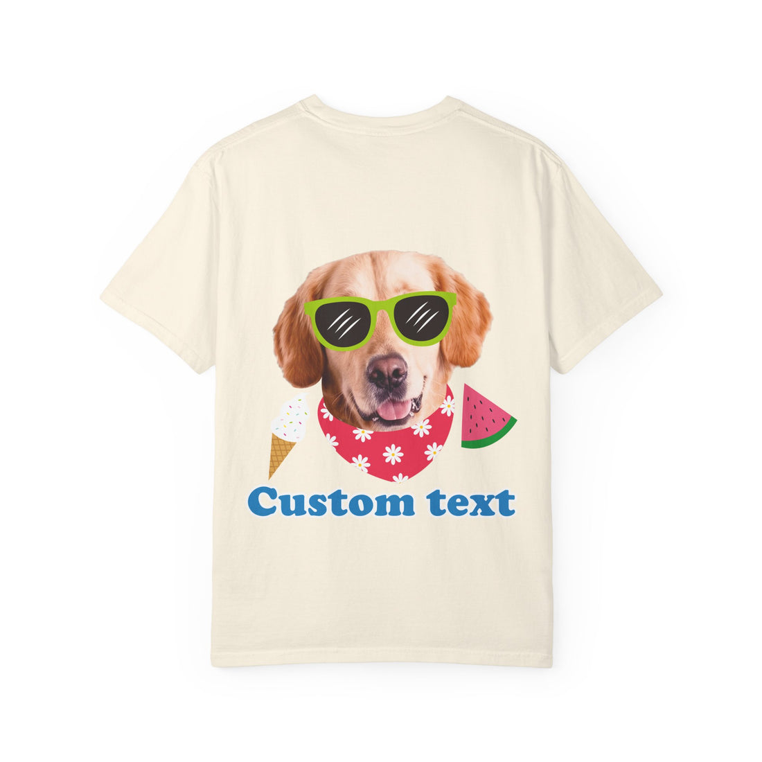 Custom Dog Summer T-Shirt - Funny Beach Dog Tee, Dog Lover Gift