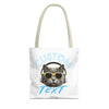 Summer Chill Cat Tote Bag | Funny Cat Lover Beach Bag