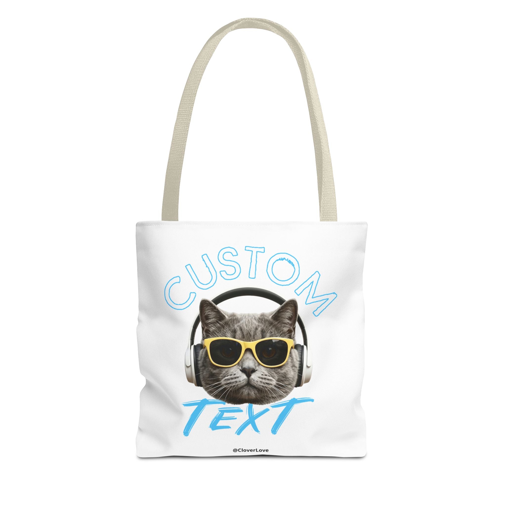 Summer Chill Cat Tote Bag | Funny Cat Lover Beach Bag