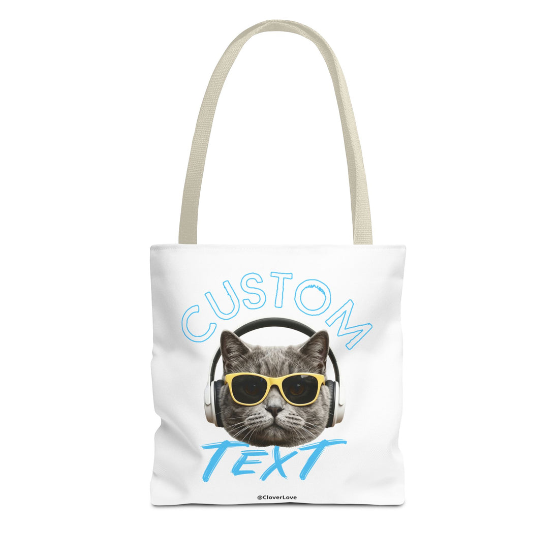 Summer Chill Cat Tote Bag | Funny Cat Lover Beach Bag
