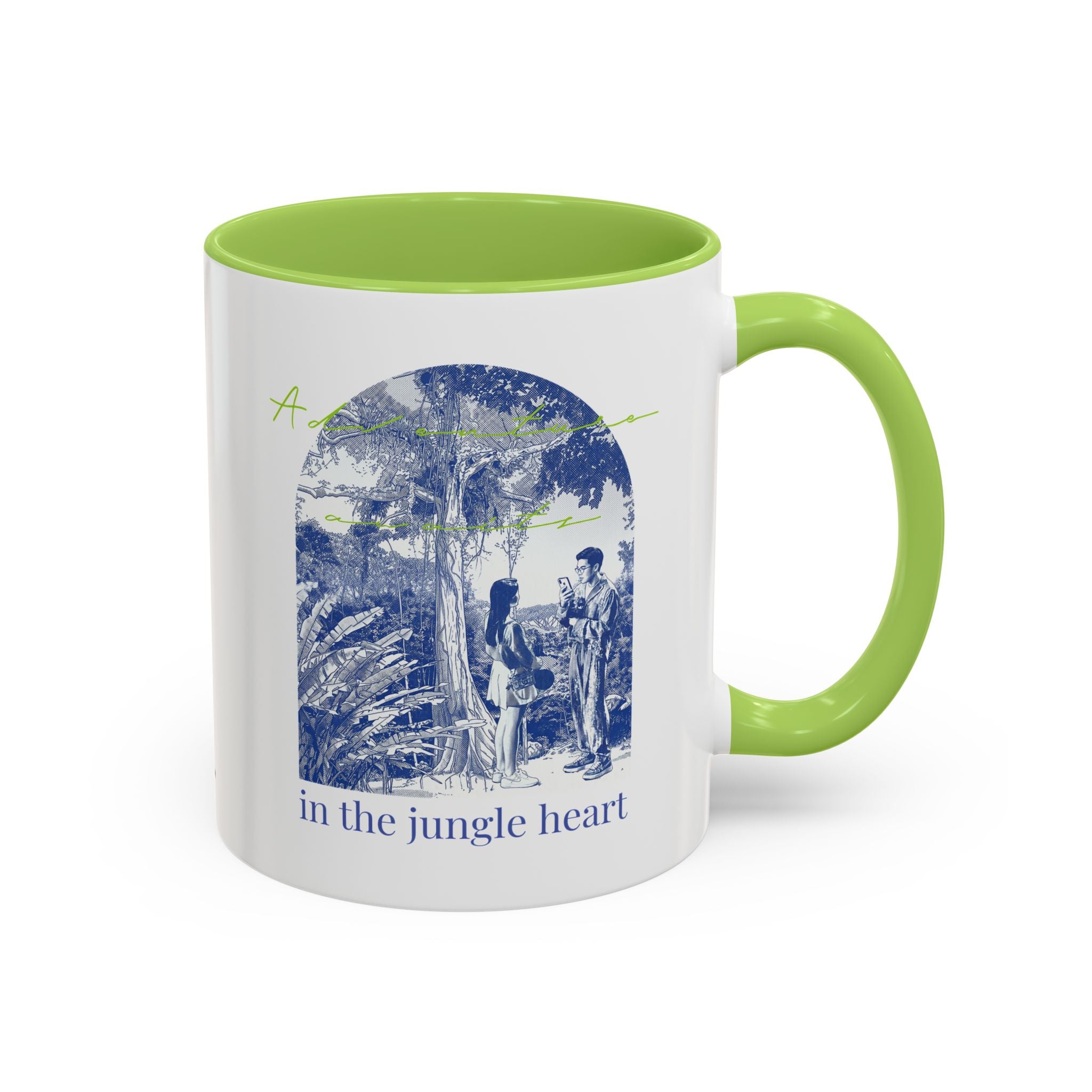 Jungle Adventure Travel Mug - Tropical Nature Coffee Cup for Explorers