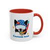 Summer Diving Dog Mug | Personalized Dog Photo Coffee Cup With Custom Text