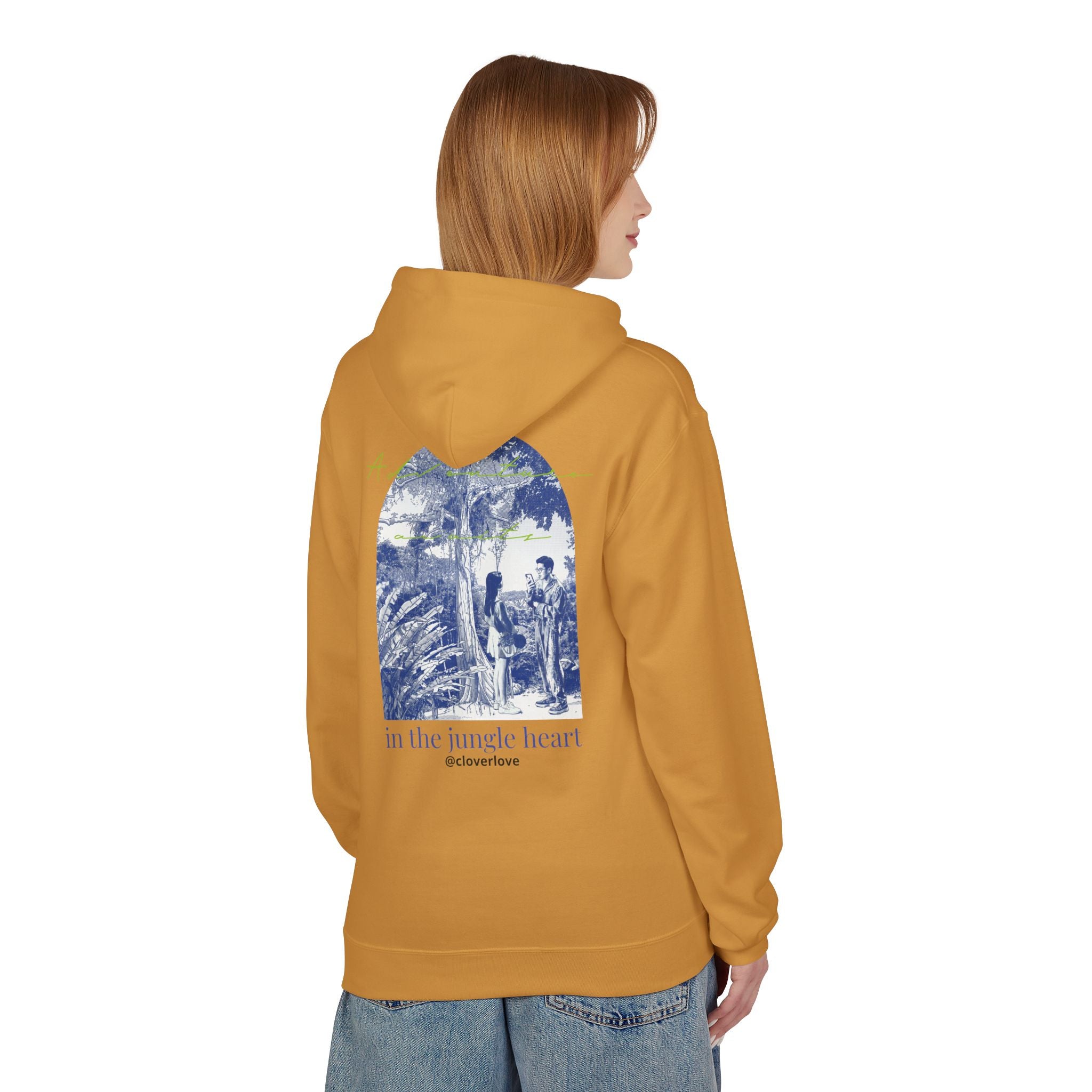 Dschungel-Abenteuer Hoodie – Vintage Tropical Travel Grafik Pullover Sweatshirt