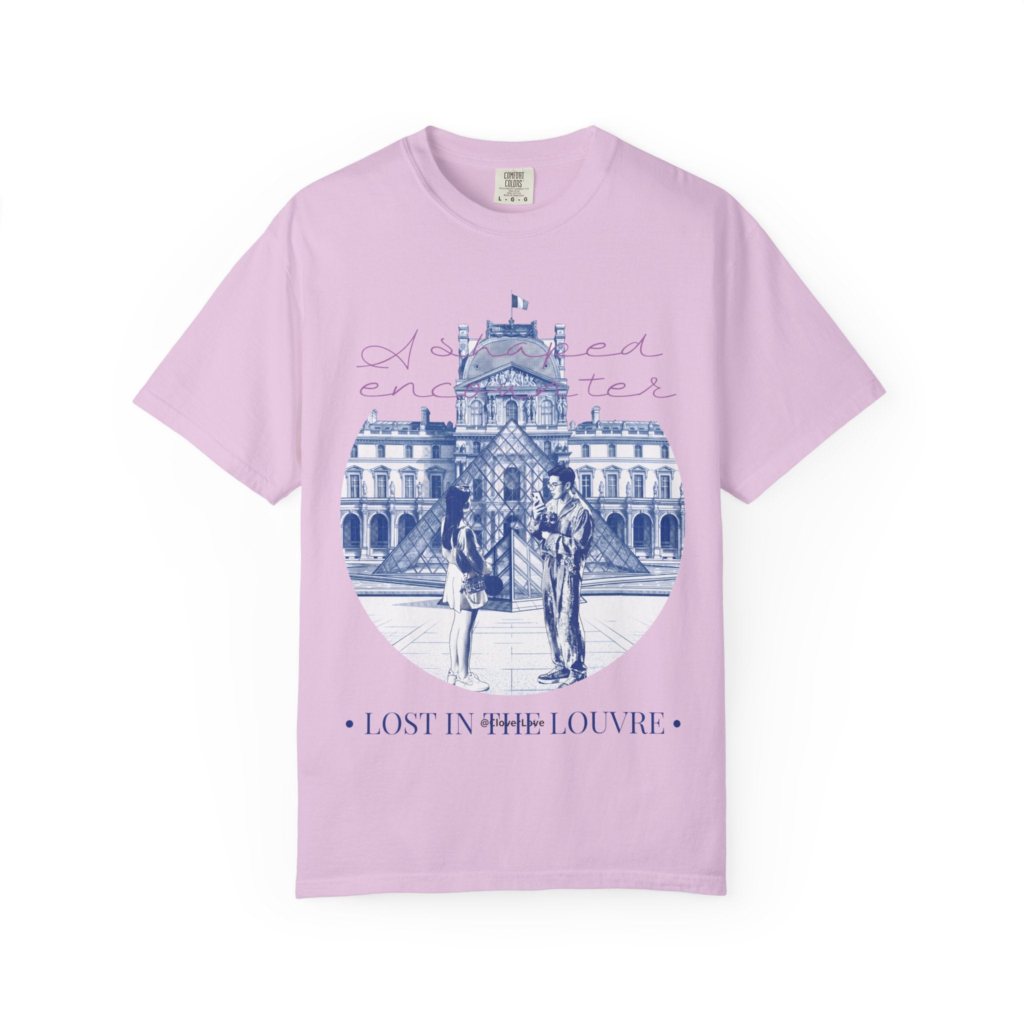 Custom Paris Louvre Travel T-Shirt - Vintage France Vacation Gift