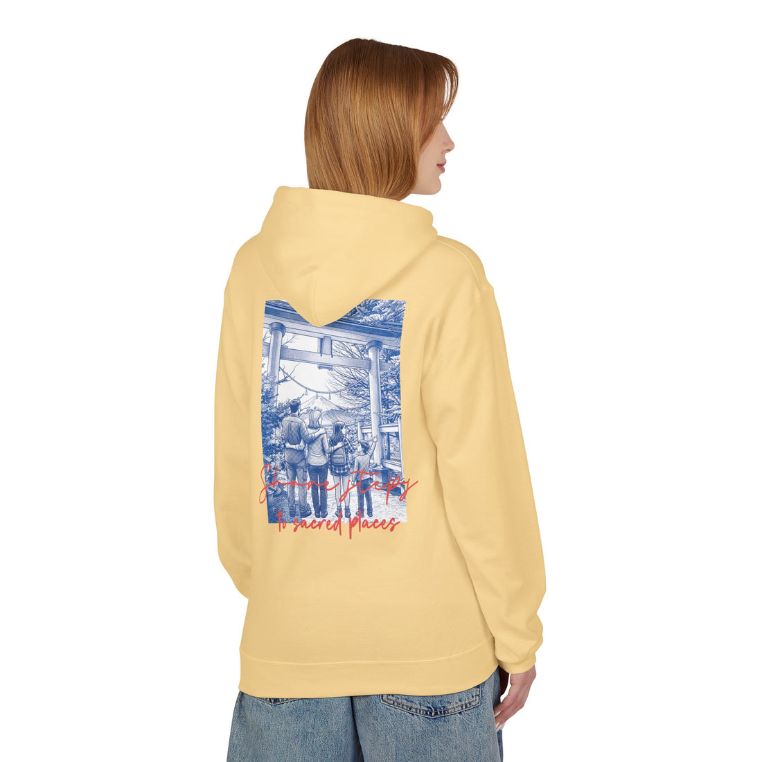 Sacred Places Hoodie | Vintage Travel Landmark Sweatshirt