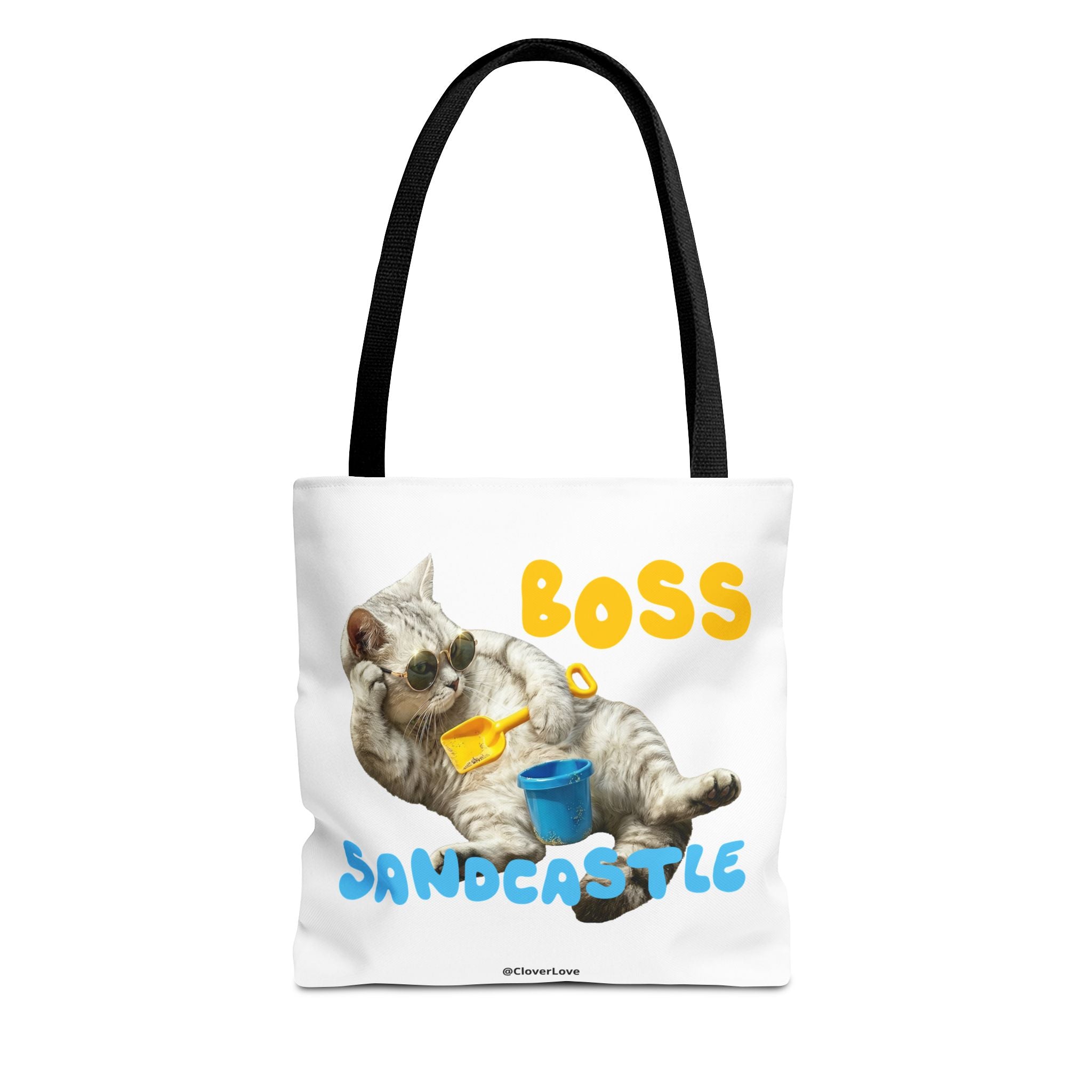 Funny Cat Tote Bag | Custom Pet Photo Personalized Canvas Bag