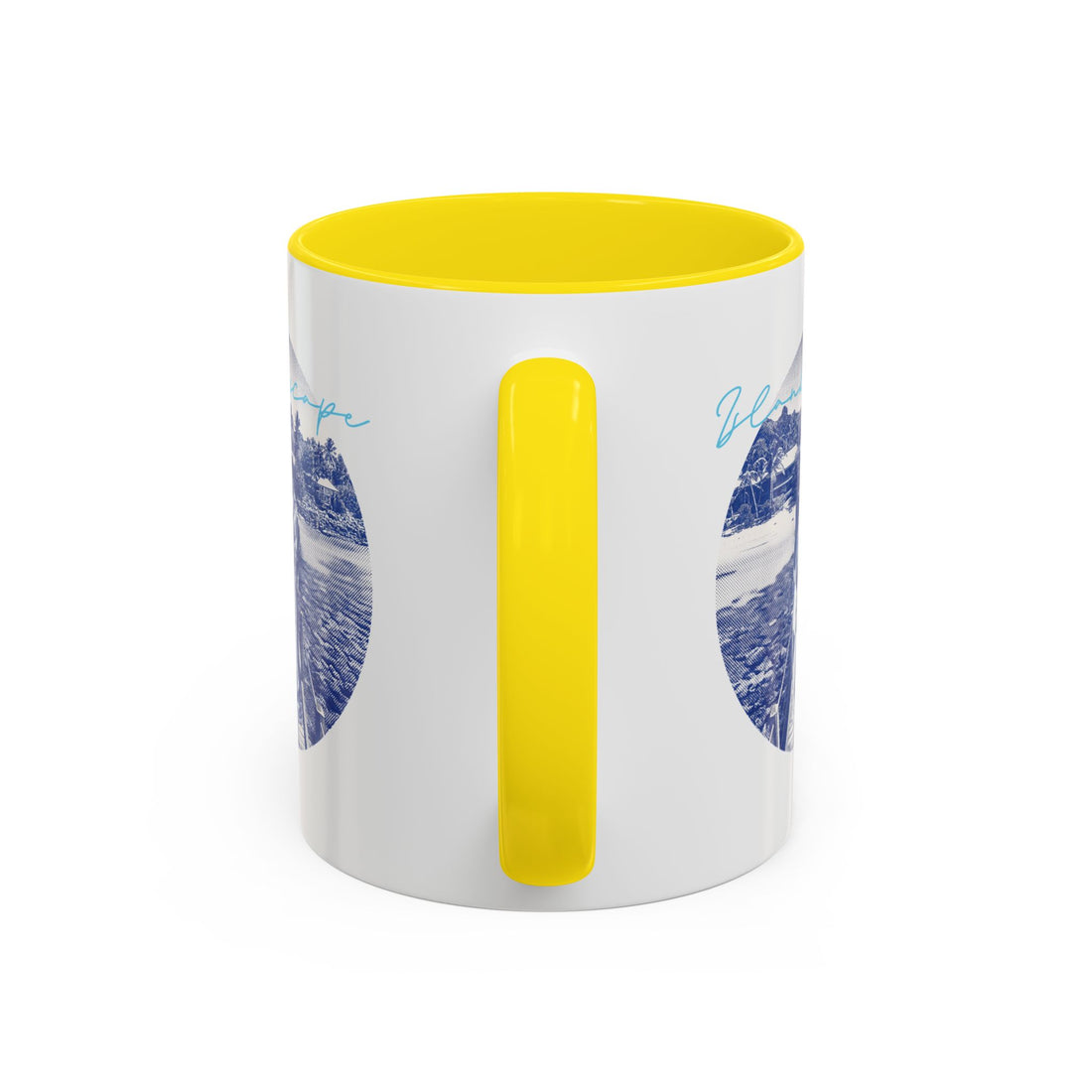 Island Escape Travel Mug - Tropical Beach Coffee Cup for Travelers