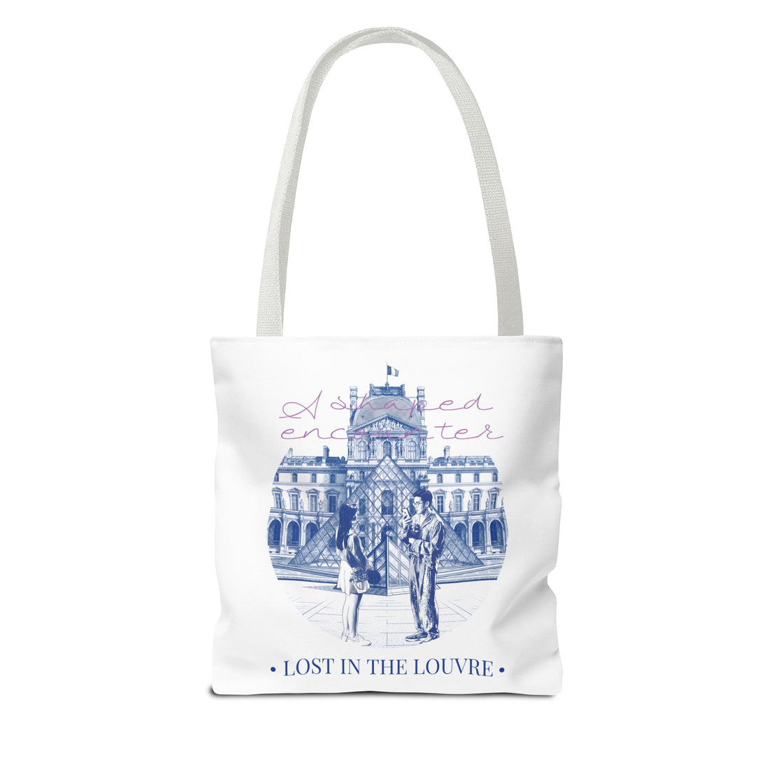 Louvre Paris Tote Bag | Vintage Museum Travel Canvas Bag