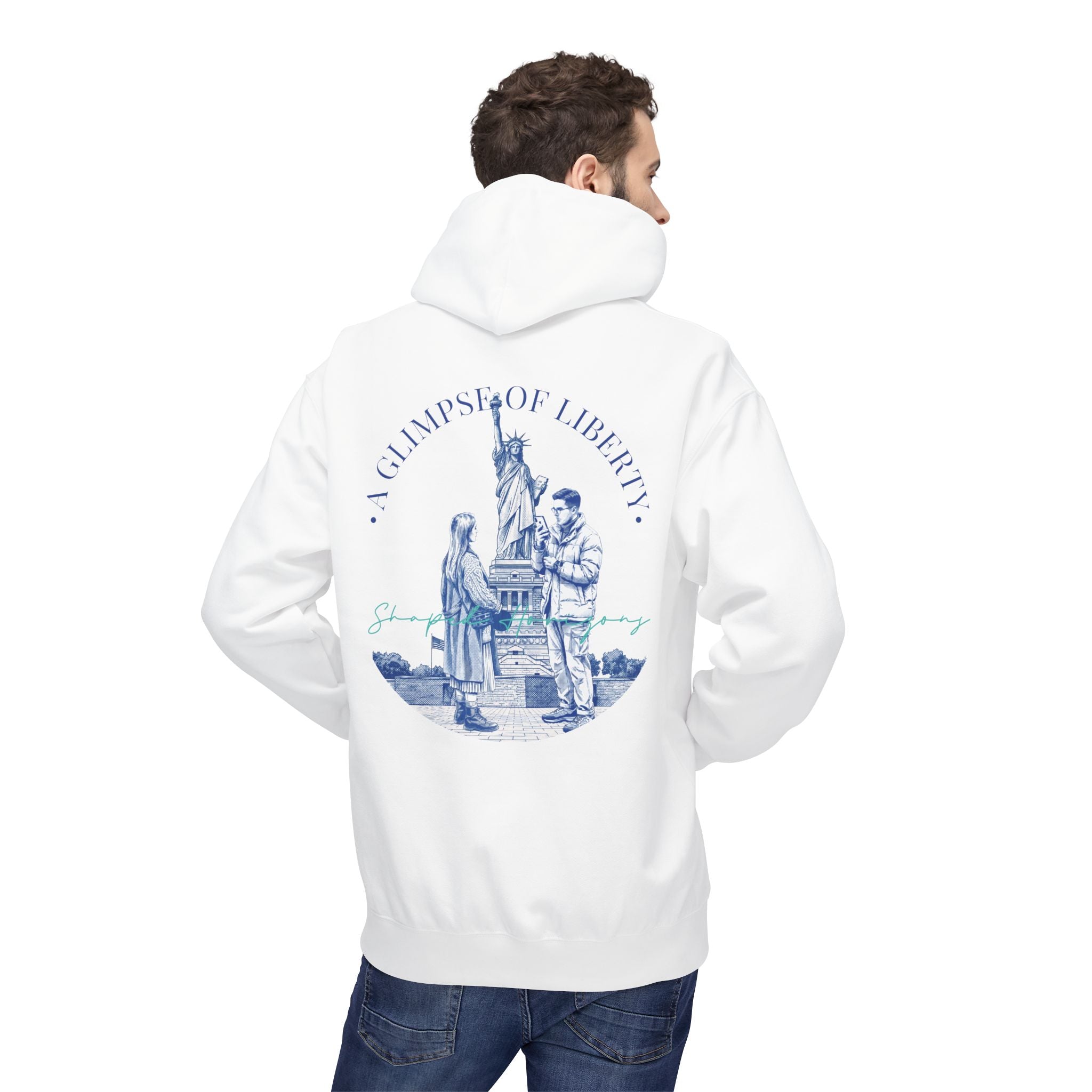 Statue of Liberty Adventure Hoodie | Vintage New York Travel Sweatshirt